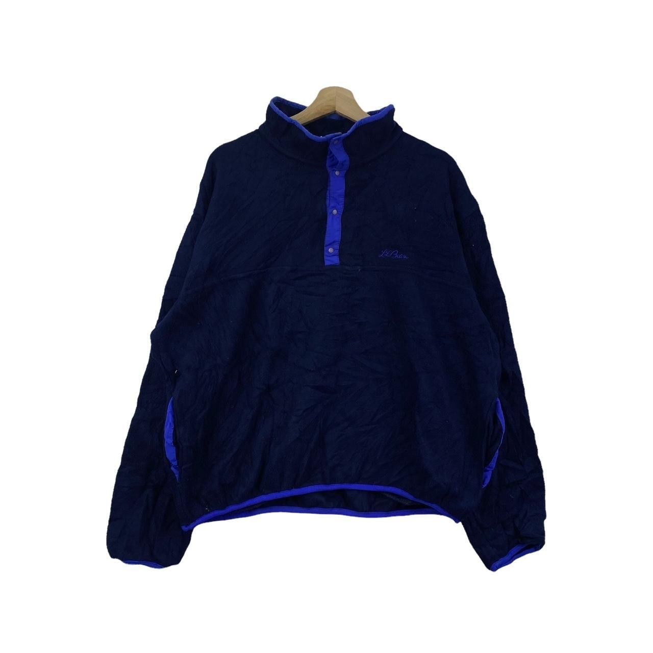 L.L. Bean Vtg 90’ L.L BEAN FREEPORT MAINE Blue Sherpa Fleece Jacket Size US XXL / EU 58 / 5 - 1 Thumbnail