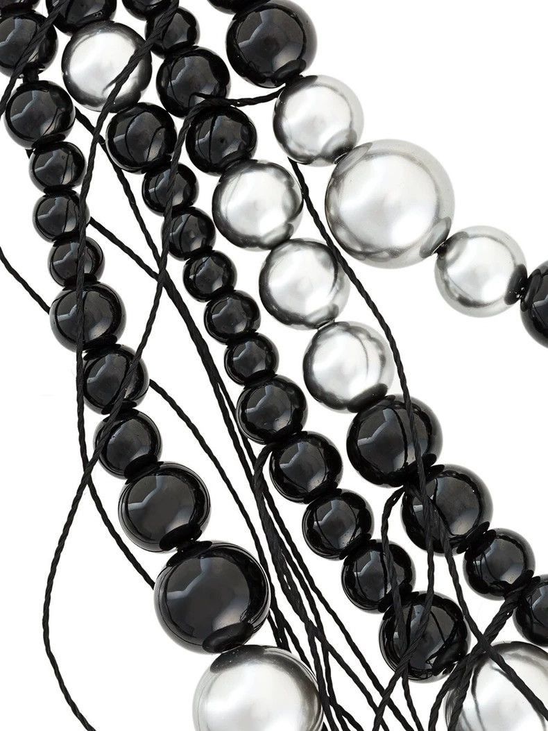 Ann Demeulemeester Ann Demeulemeester Ann Demeulemeester Swarov-beaded neckla Size ONE SIZE - 4 Thumbnail