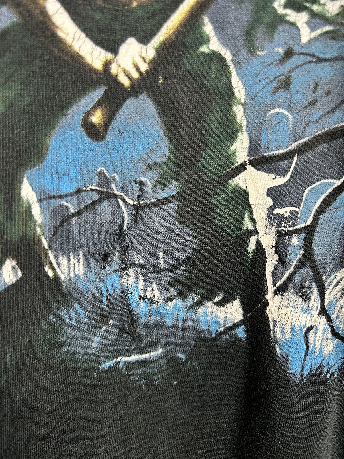 Band Tees Vintage Iron Maiden Benjamin Breeg Distressed Sleeveless Size US XXL / EU 58 / 5 - 5 Thumbnail