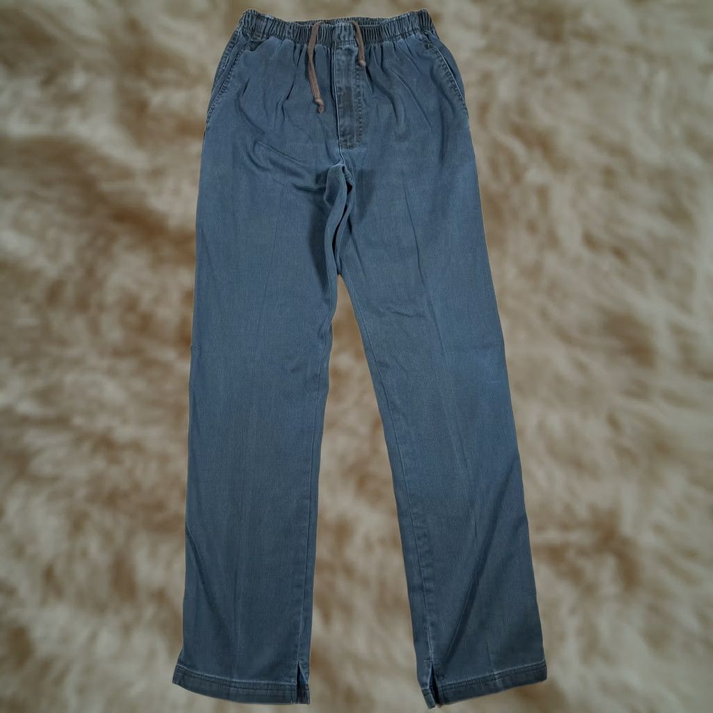 The Territory Ahead The Territory Ahead Mens Small S Cotton Pull On Pants Teal Size US 29 - 1 Thumbnail