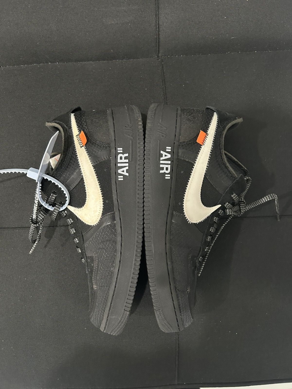 Nike × Off-White Nike Air Force 1 Low Off-White Black White Size US 9.5 / EU 42-43 - 5 Thumbnail