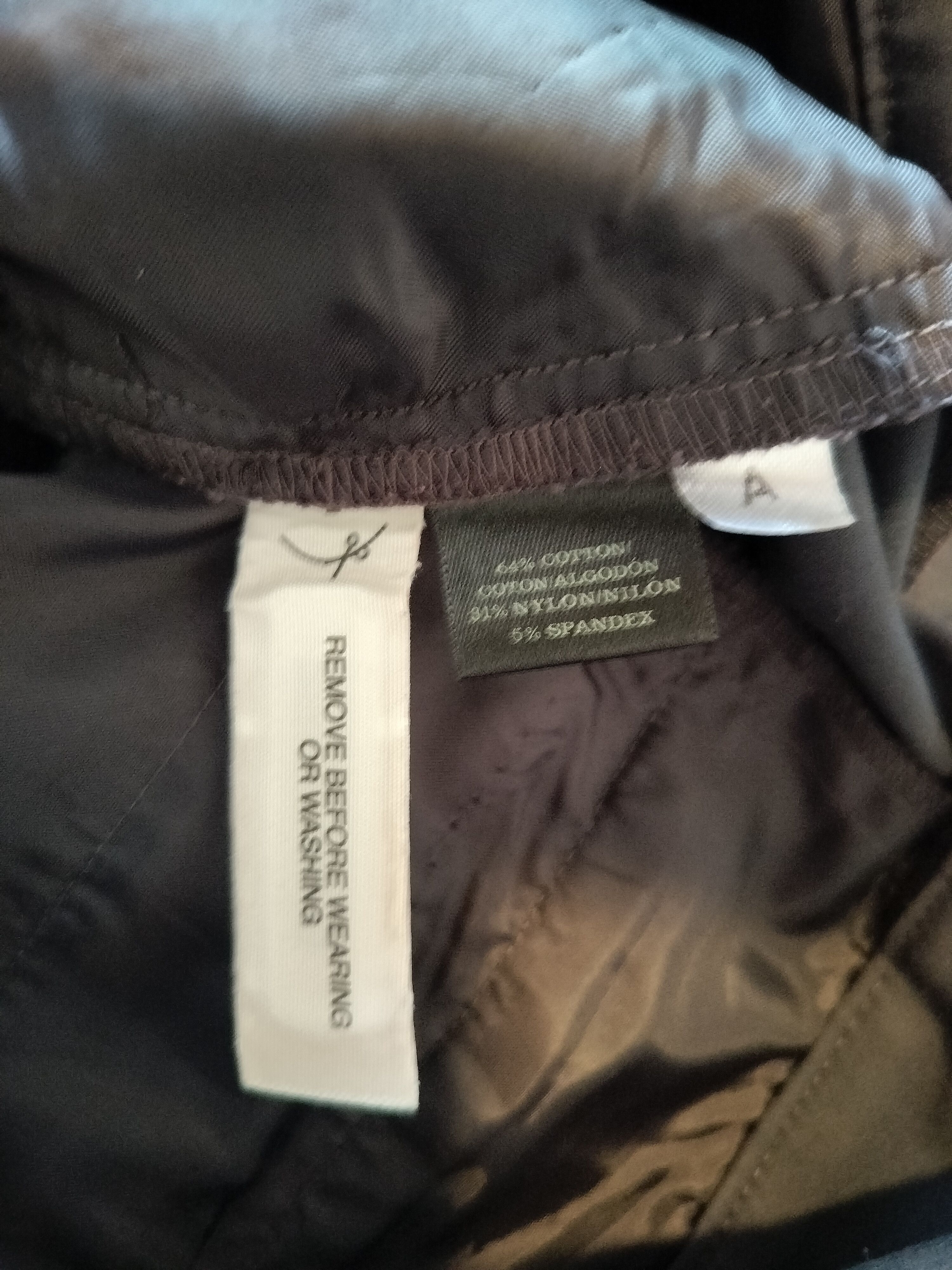 Ann Taylor Gray cotton blend tailored straight leg pants by Ann Taylor Size 26" / US 2 / IT 38 - 4 Thumbnail