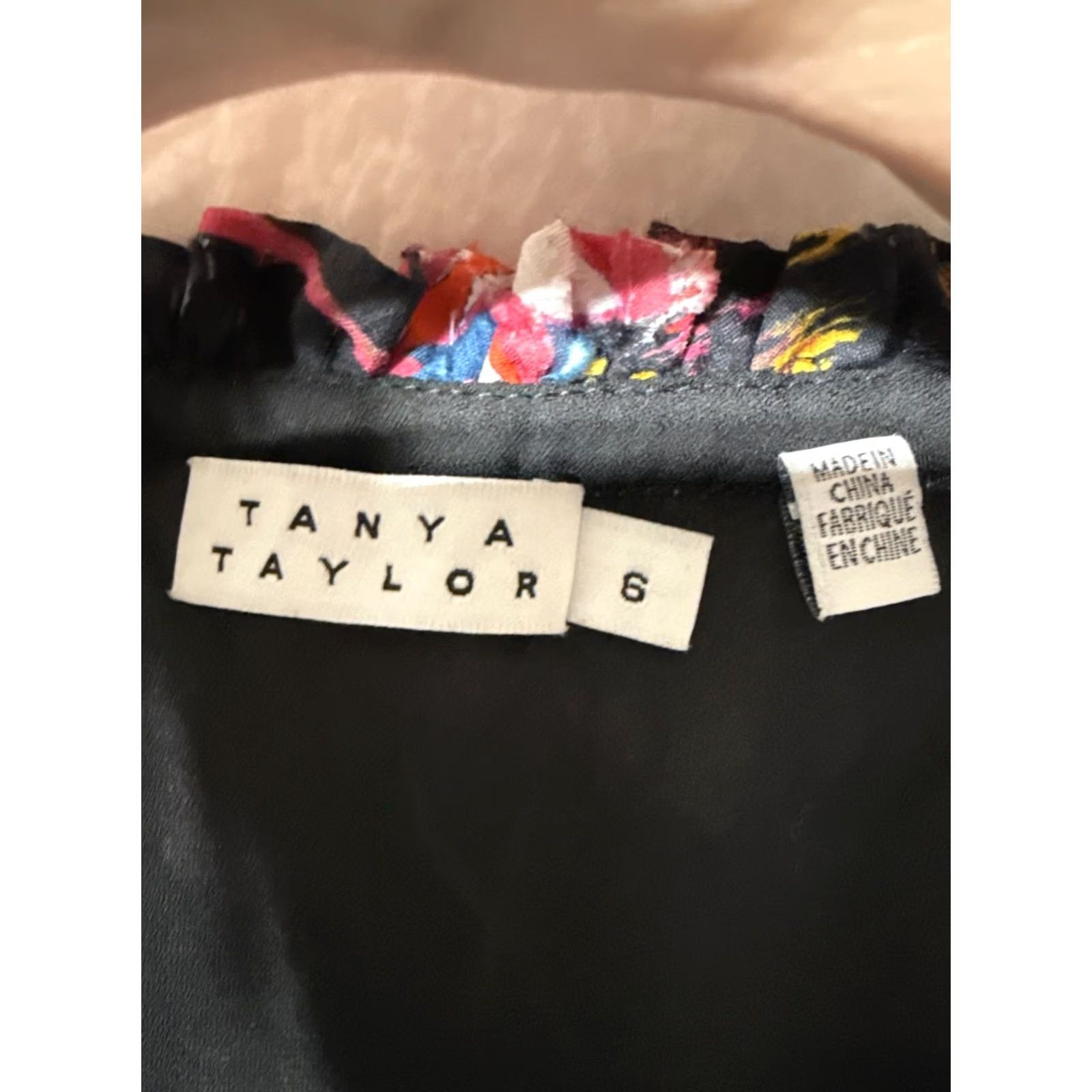 Tanya Taylor Tanya Taylor Dutch Garden Floral Dress Regular Size 6 Women Knee Length Black Floral Pattern Fit & Flare Womens Size M / US 6-8 / IT 42-44 - 5 Thumbnail