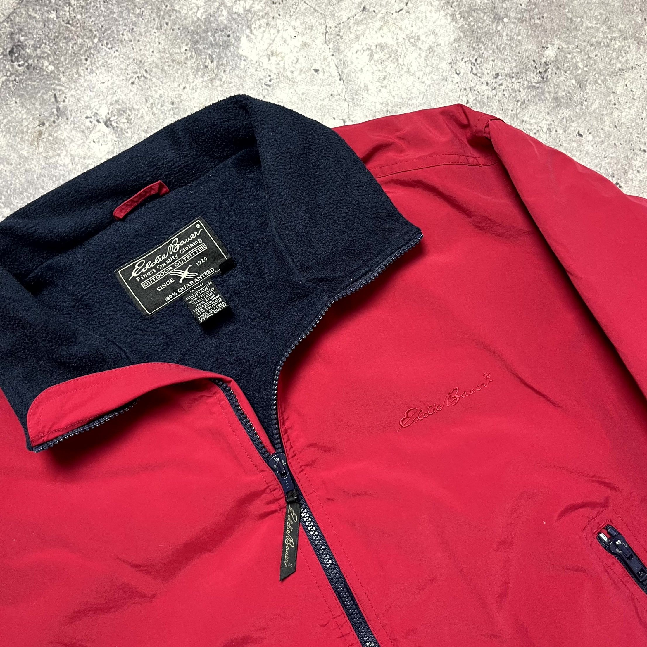 Eddie Bauer Eddie Bauer Nylon Polartec Red Bomber Jacket Size M Size US M / EU 48-50 / 2 - 6 Thumbnail