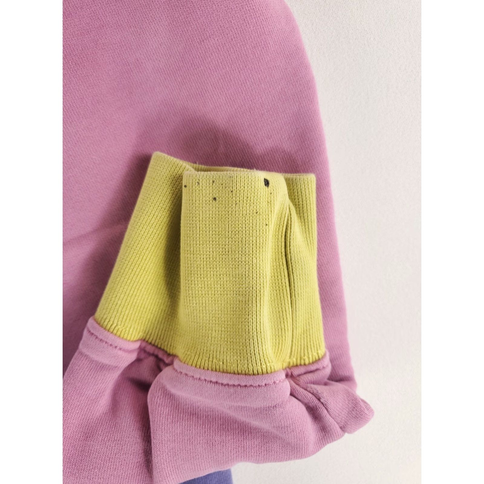 Teddy Fresh Teddy Fresh Color Block Hoodie Mens L Multicolor Blue Green Pink Yellow No Drawstring Size US L / EU 52-54 / 3 - 4 Thumbnail