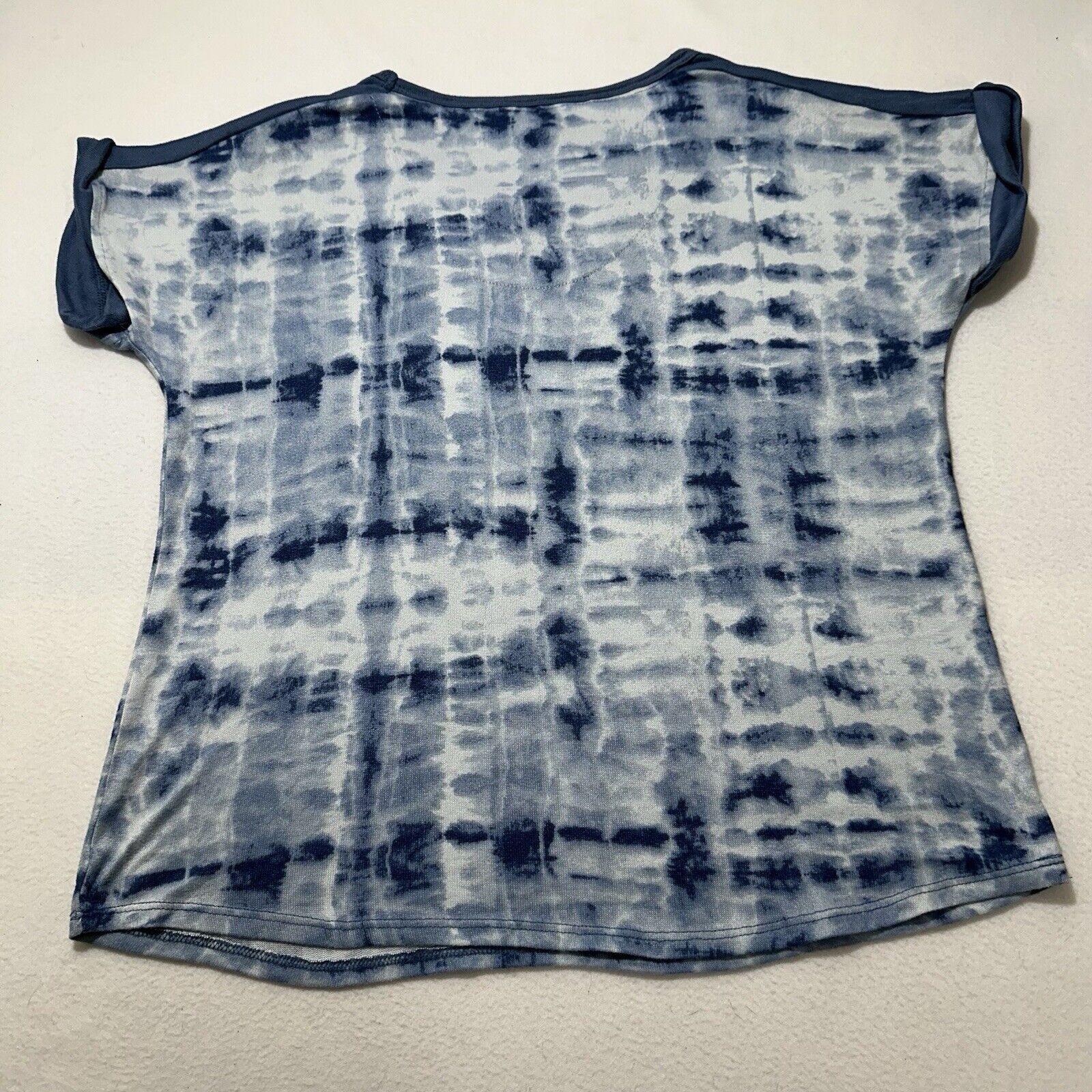 Lucky Brand Lucky Brand XL Blue Pajama Top Short Sleeve Tie-Dye T Shirt Size XL / US 12-14 / IT 48-50 - 9 Thumbnail
