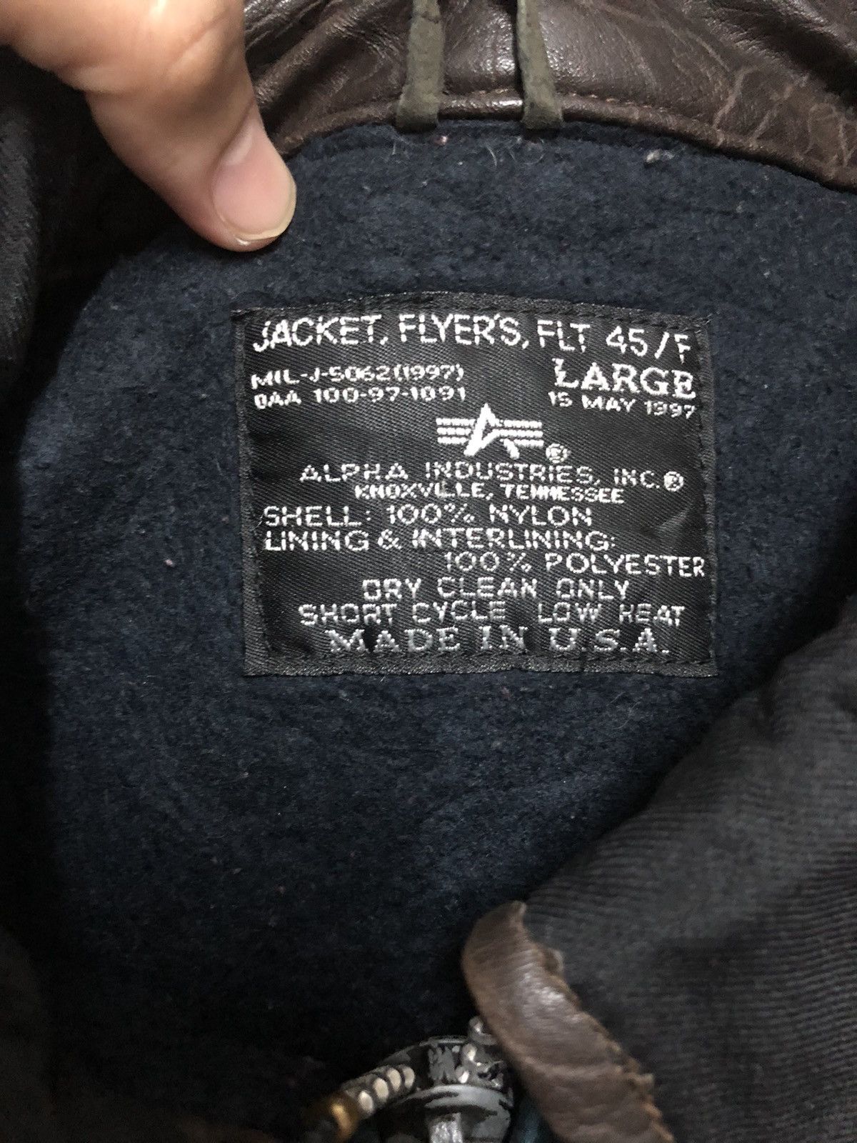 Alpha Industries Vtg bomber jacket alpha industries U.S.A. Size US XL / EU 56 / 4 - 8 Thumbnail