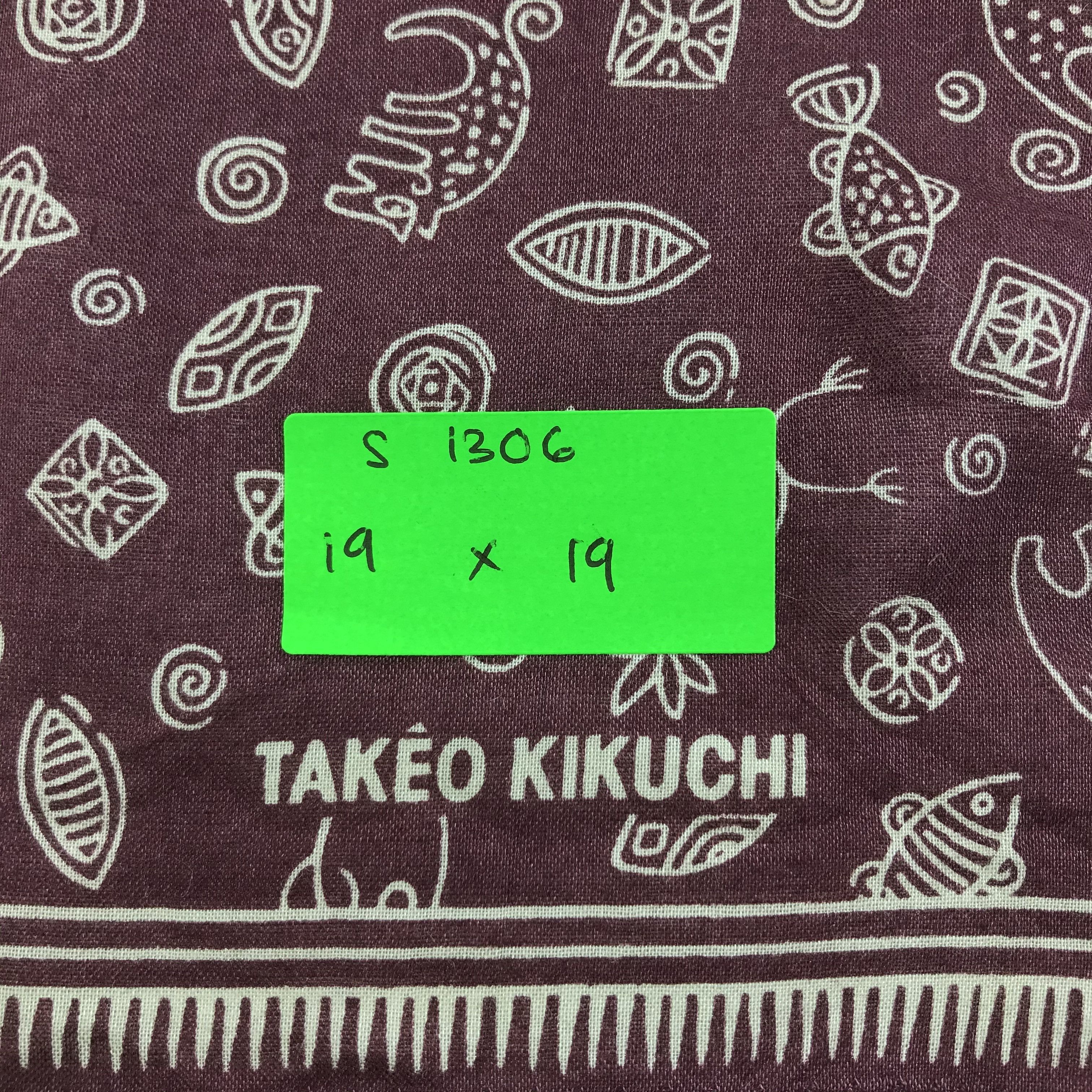 Takeo Kikuchi × Vintage Takeo Kikuchi Bandana / Handkerchief / Neckerchief - S1306 Size ONE SIZE - 5 Thumbnail