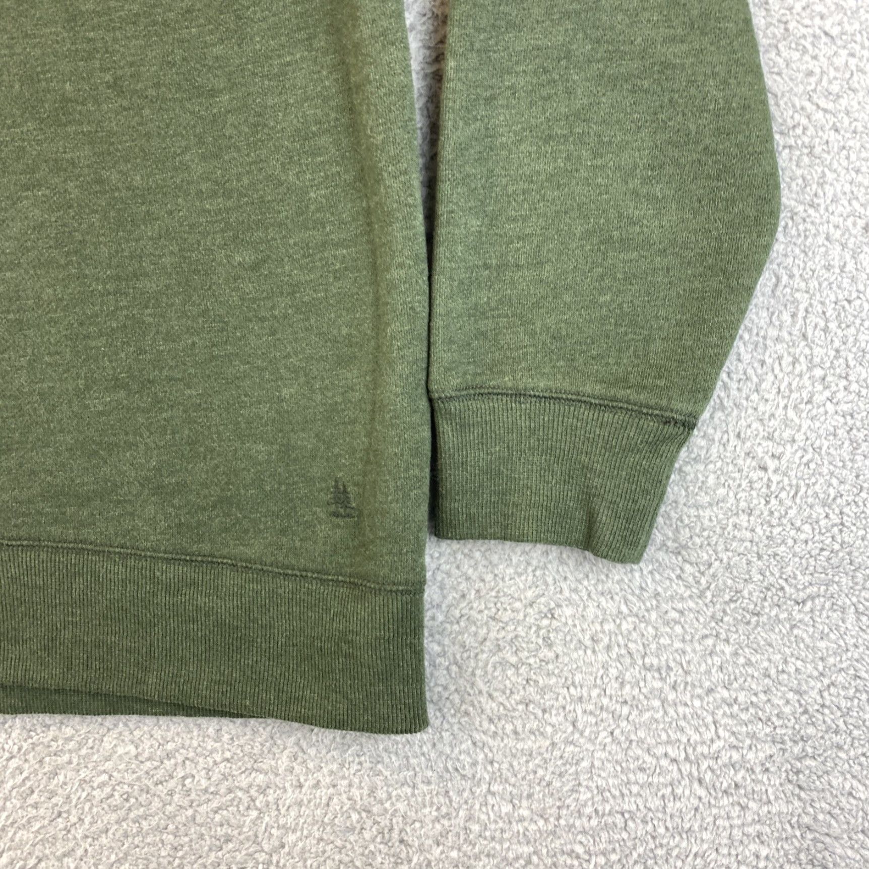 Vintage G.H. Bass & Co. Mens Green 1/4 Button Long Sleeve Pullover Sweater XL 66-24 Size US XL / EU 56 / 4 - 2 Thumbnail