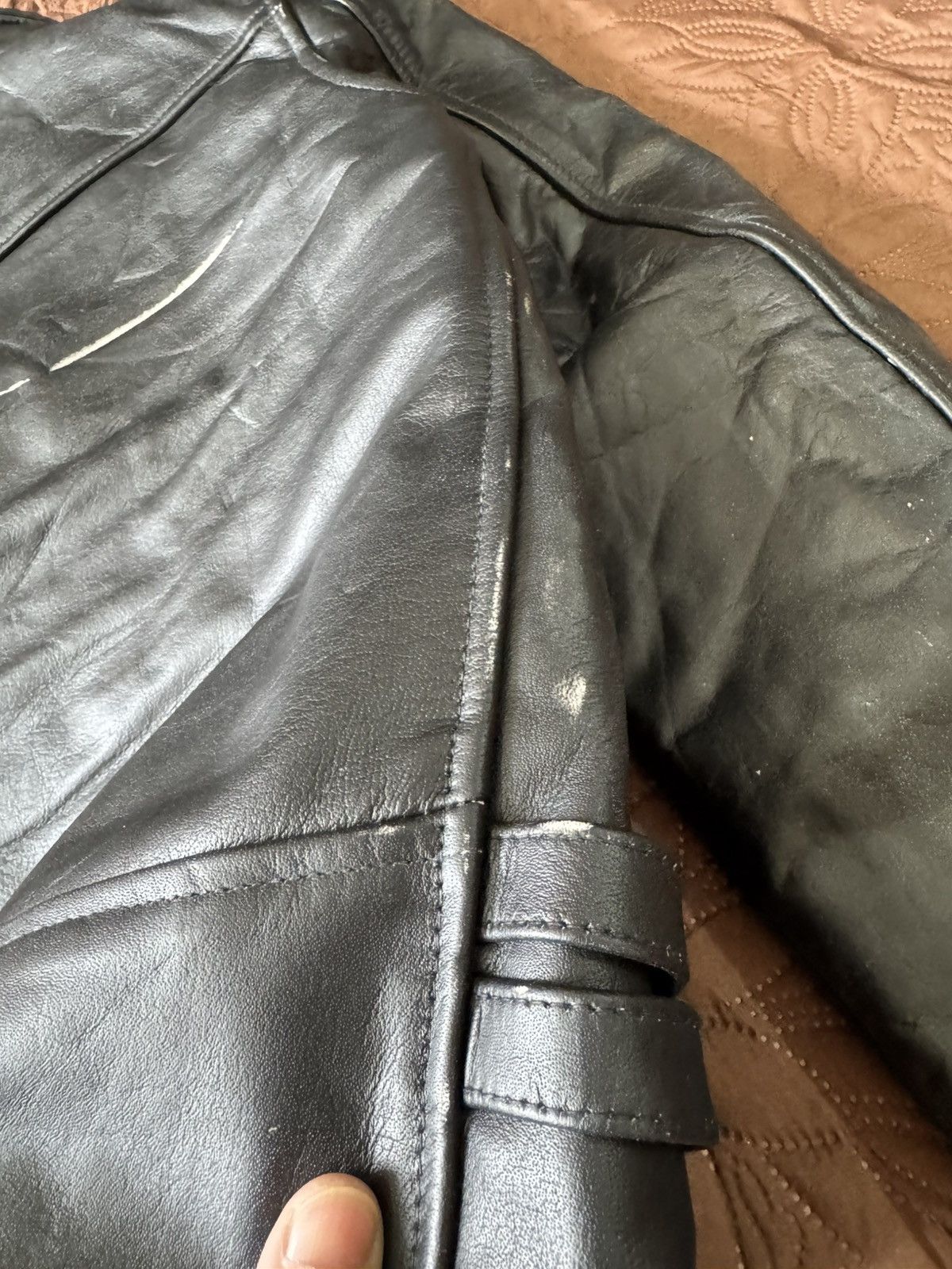 If Six Was Nine HORN WORK TYPE DOUBLE RIDERS JACKET BLACK Size US S / EU 44-46 / 1 - 16 Thumbnail