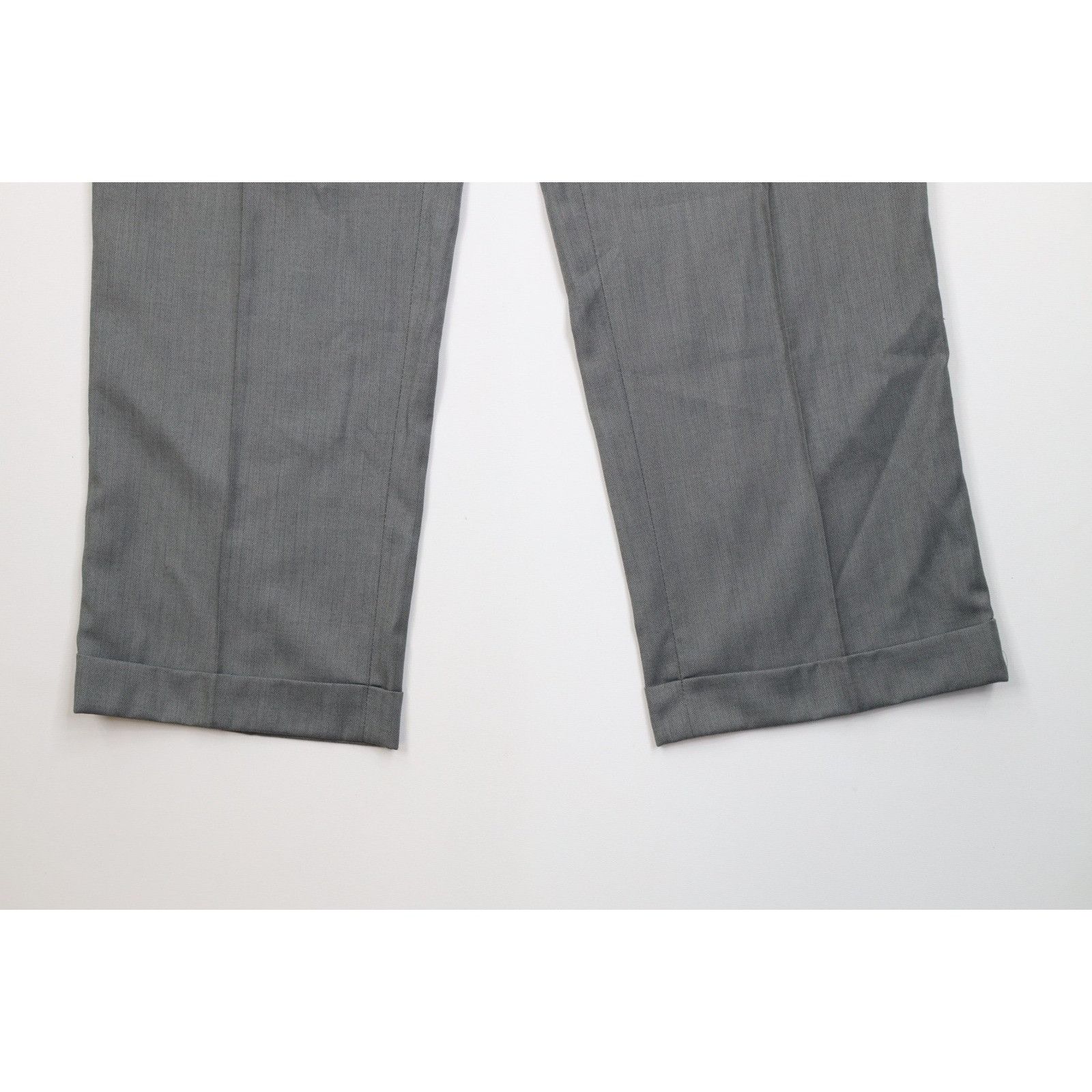 Polo Ralph Lauren Vintage 90s Ralph Lauren Herringbone Wide Leg Chino Pants Size US 36 / EU 52 - 4 Thumbnail
