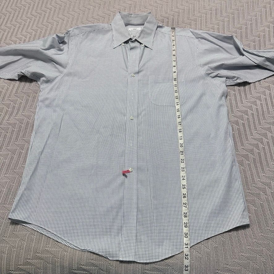 Brooks Brothers Brooks Brothers navy micro plaid button down size 16.5 Size US L / EU 52-54 / 3 - 7 Thumbnail
