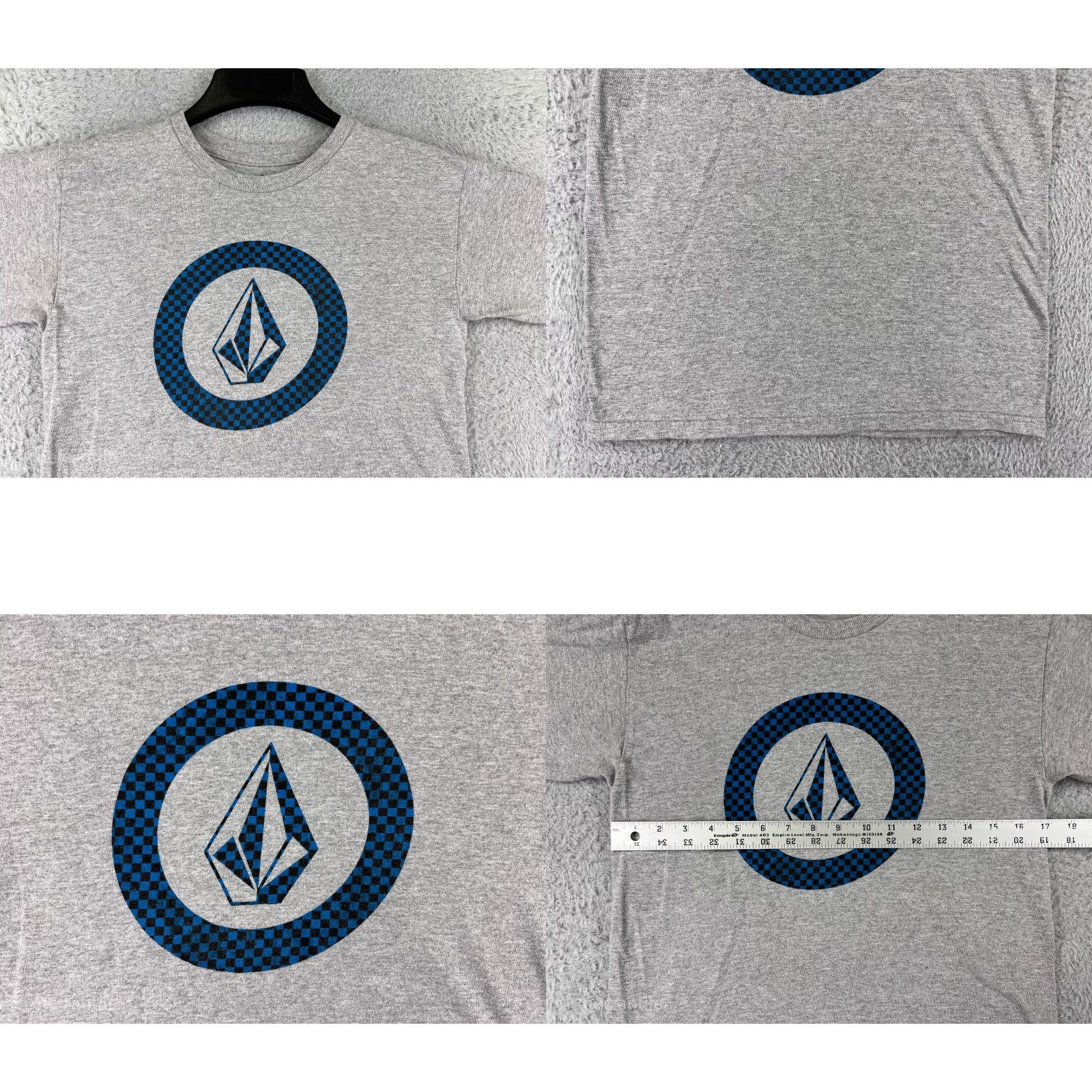 Volcom VINTAGE Volcom Shirt Mens Small Gray Graphic Check Logo Skate Beach Size US S / EU 44-46 / 1 - 8 Thumbnail