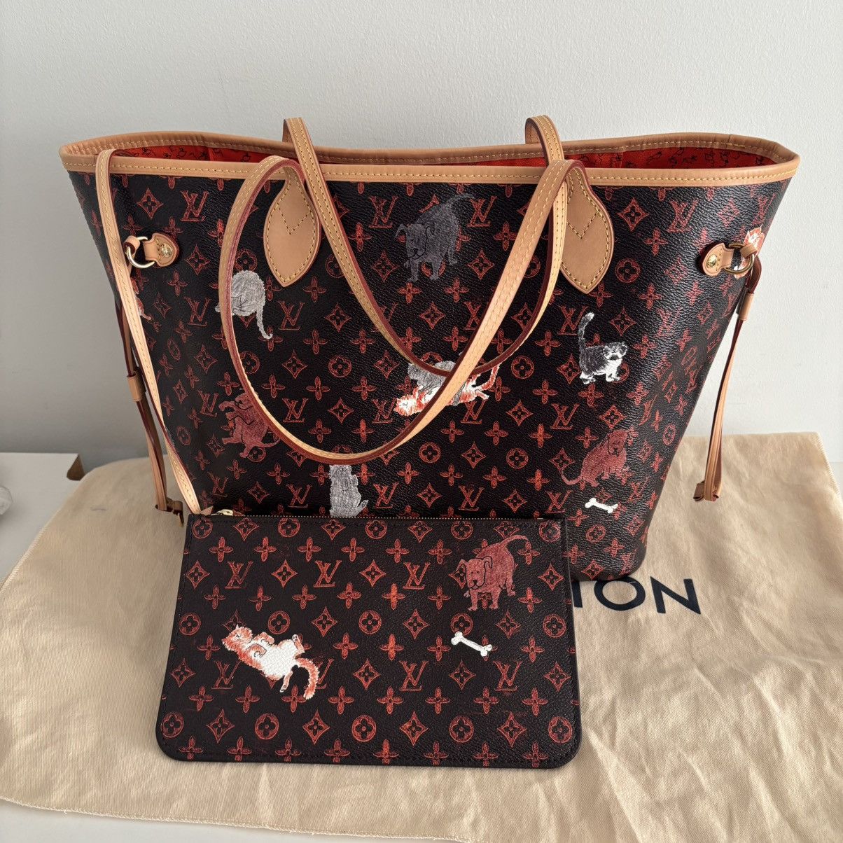 Louis Vuitton Brand New Louis Vuitton Cattogram Neverfull Size ONE SIZE - 7 Thumbnail