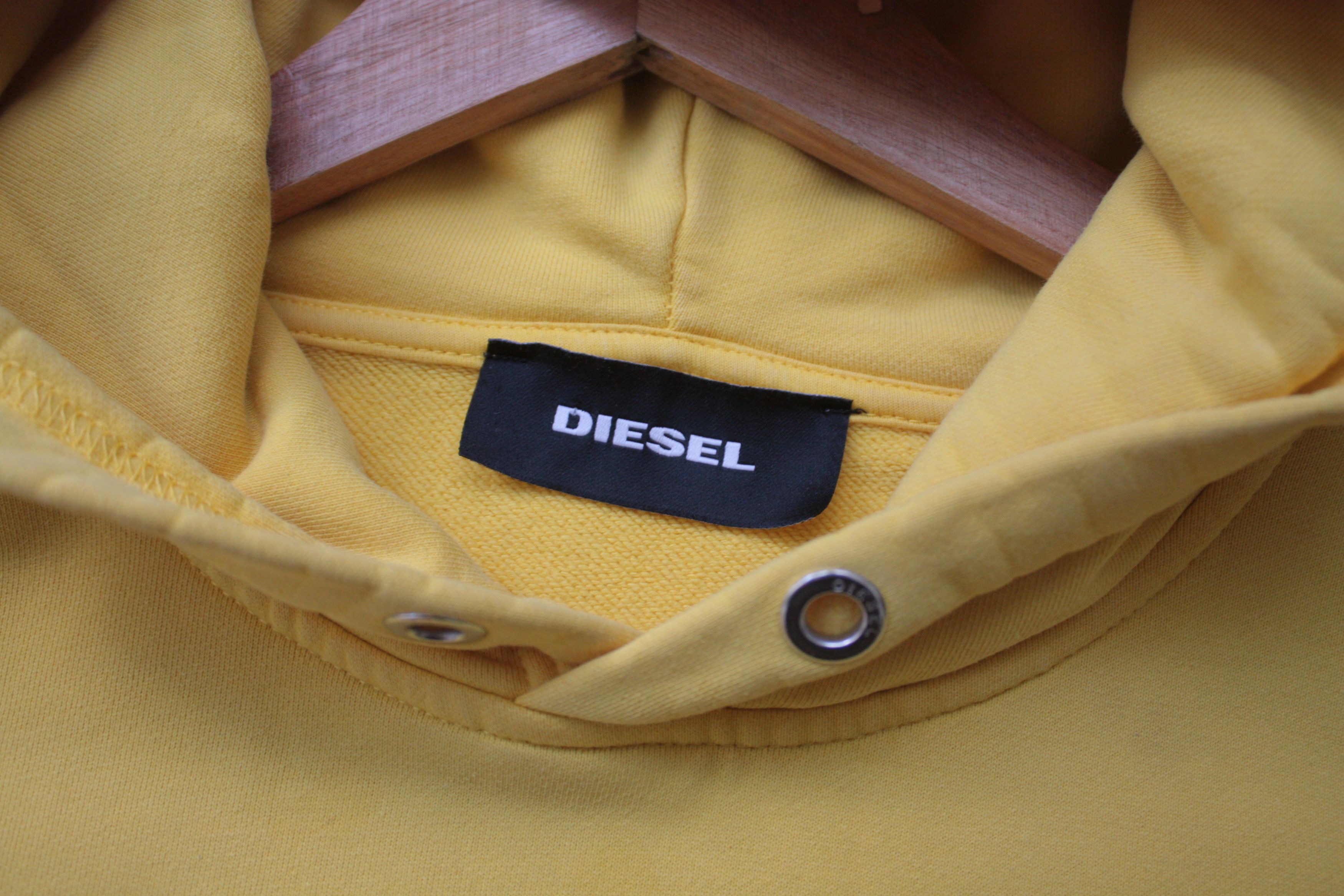 Diesel Diesel Yellow Logo Hoodie Men's Medium Size US M / EU 48-50 / 2 - 7 Thumbnail
