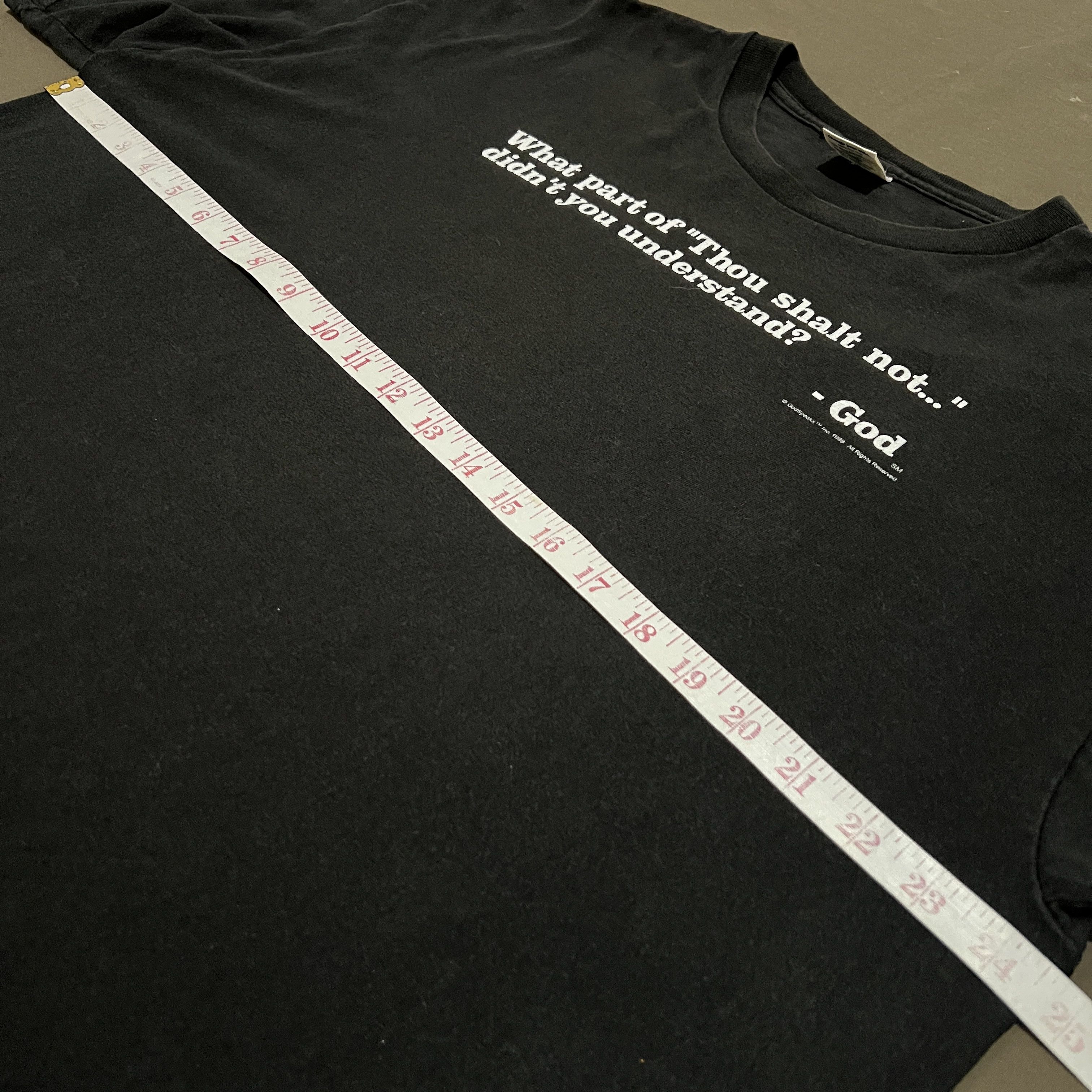 Other Vintage 90s God Speaks Jesus Lord Bible Holy Promo Tee G1 Size US XL / EU 56 / 4 - 7 Thumbnail