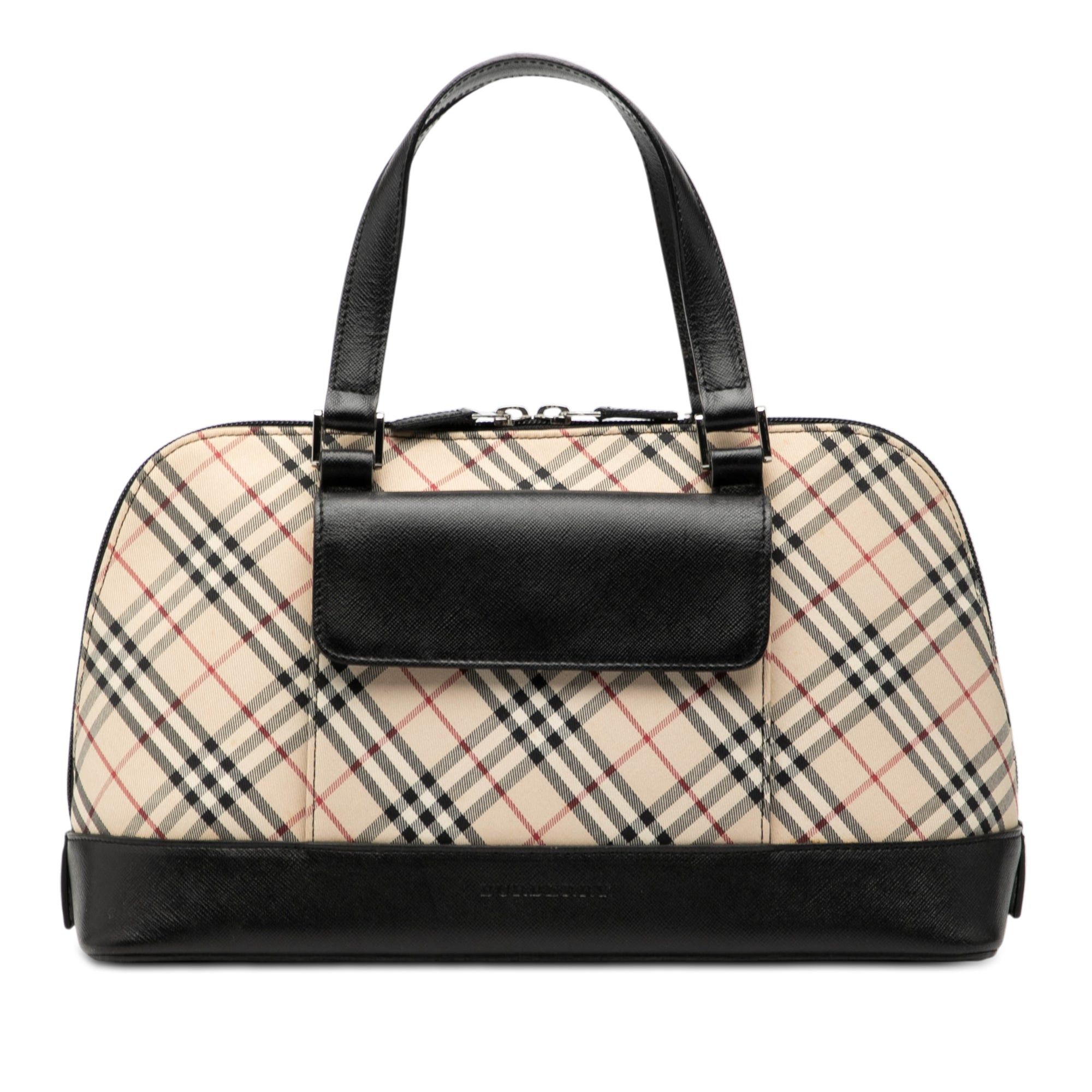 Burberry Nova Check Canvas Handbag Size ONE SIZE - 1 Thumbnail