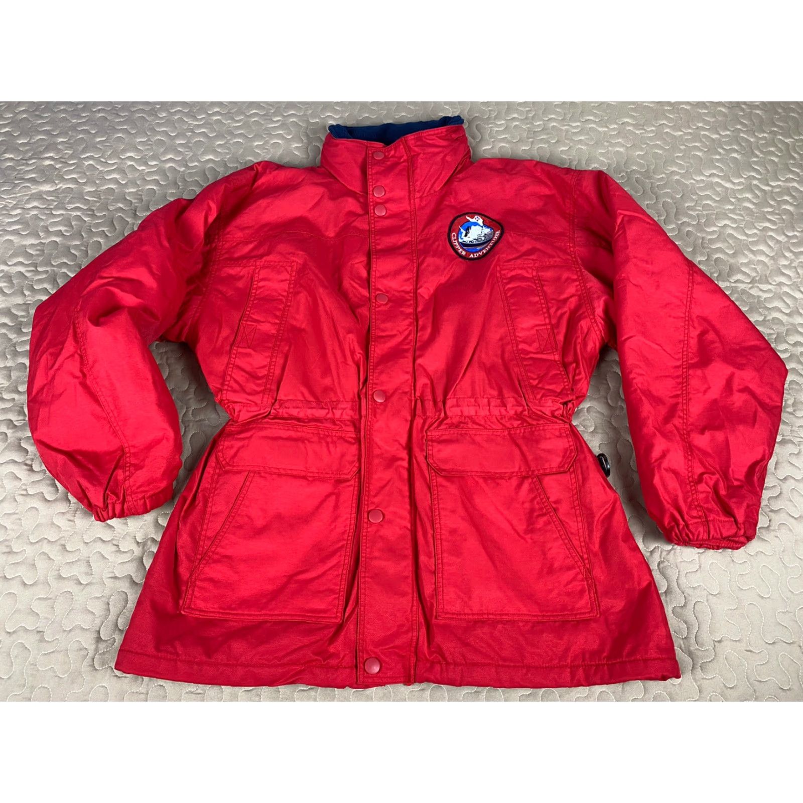 Vintage CLIPPER ADVENTURER Parka Jacket Winter Coat Men's Red Sz 2XL XXL Fleece lined Size US XXL / EU 58 / 5 - 2 Thumbnail