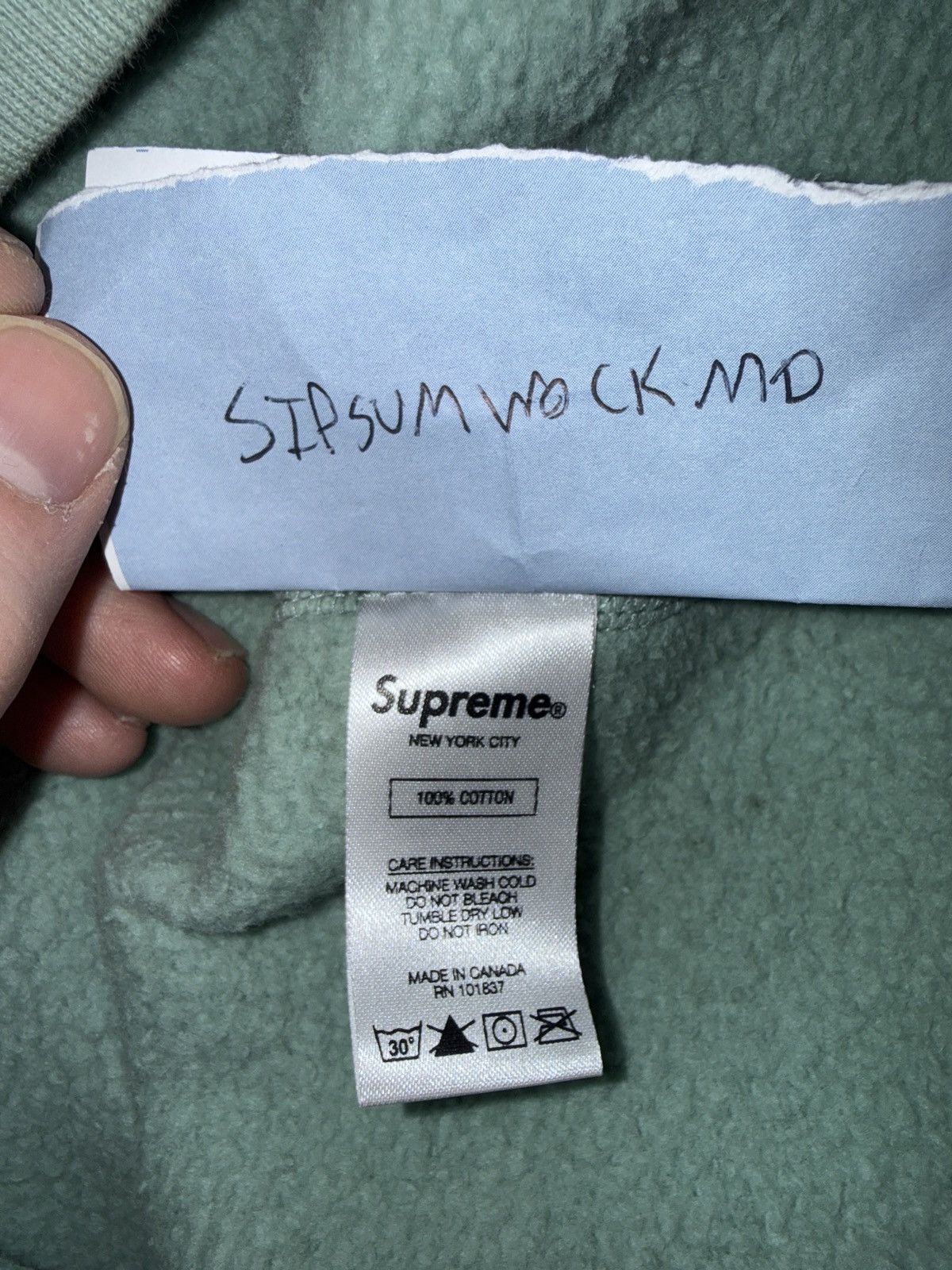 Supreme SUPREME SS17 THRILLS HOODIE Size US L / EU 52-54 / 3 - 6 Thumbnail