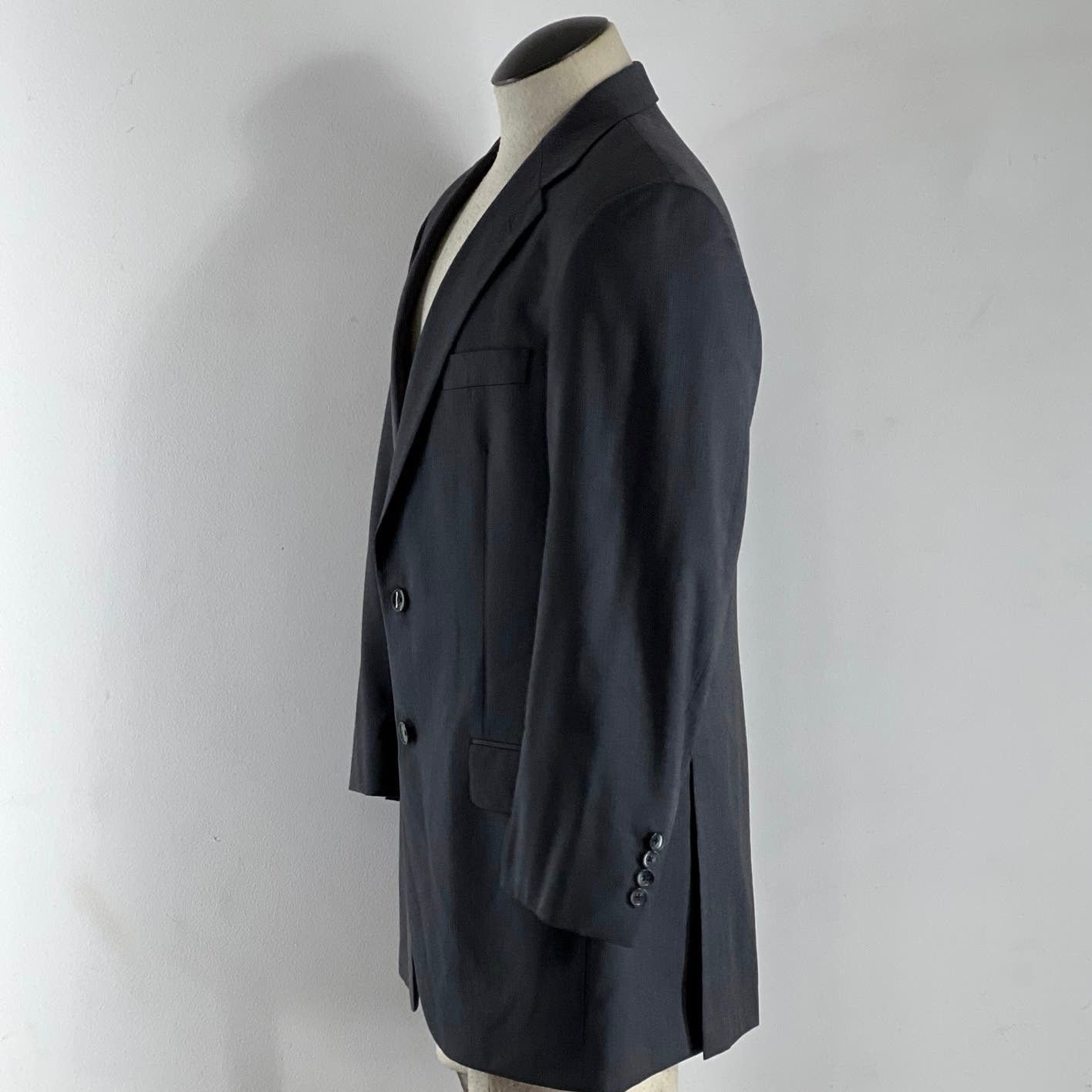 Hickey Freeman Hickey Freeman Mens Blazer Gray Wool Sport Coat Jacket Sz 42 Size US L / EU 52-54 / 3 - 3 Thumbnail