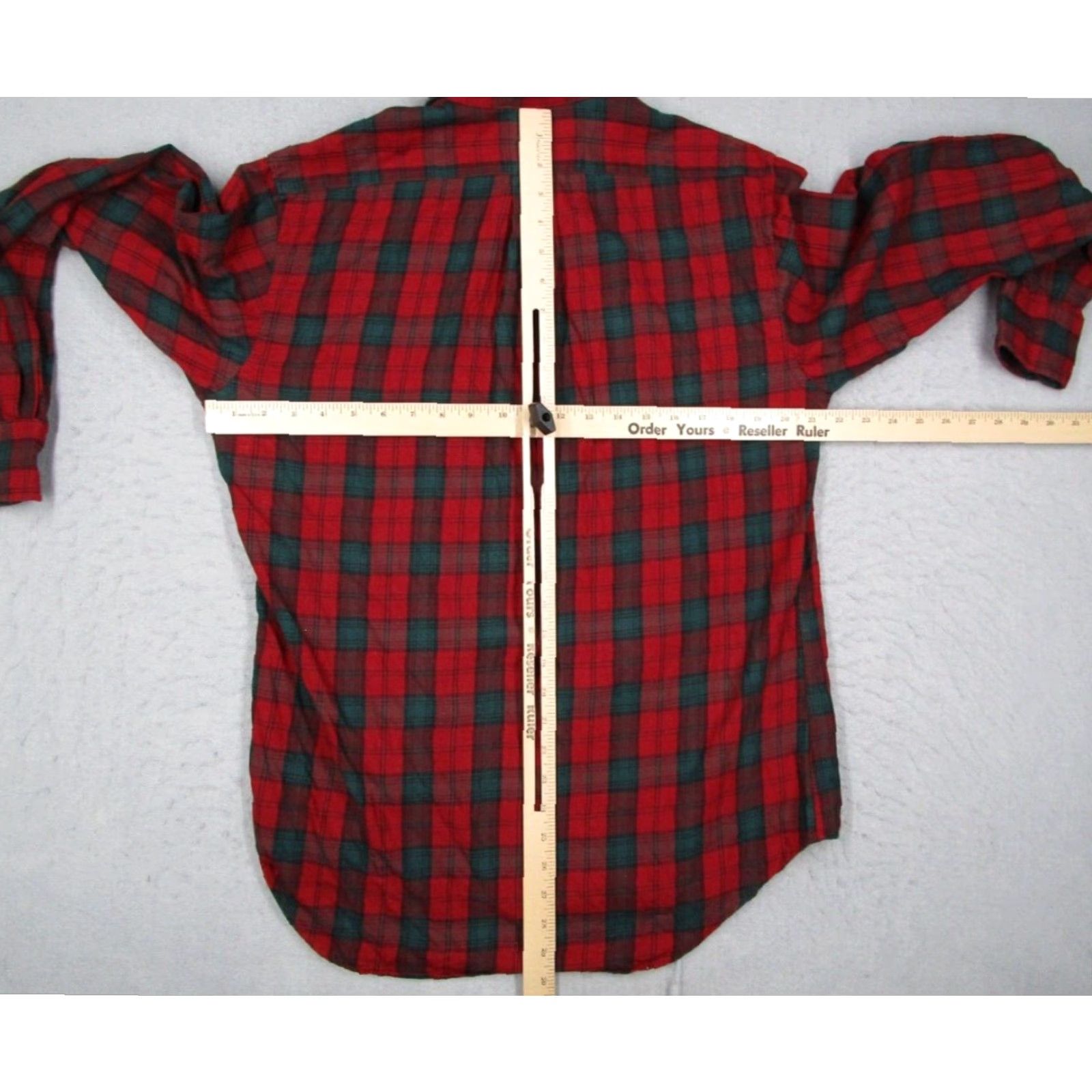 Abercrombie & Fitch VINTAGE Abercrombie & Fitch Mens Large Red Plaid Flannel Button Up Shirt Size US L / EU 52-54 / 3 - 6 Thumbnail