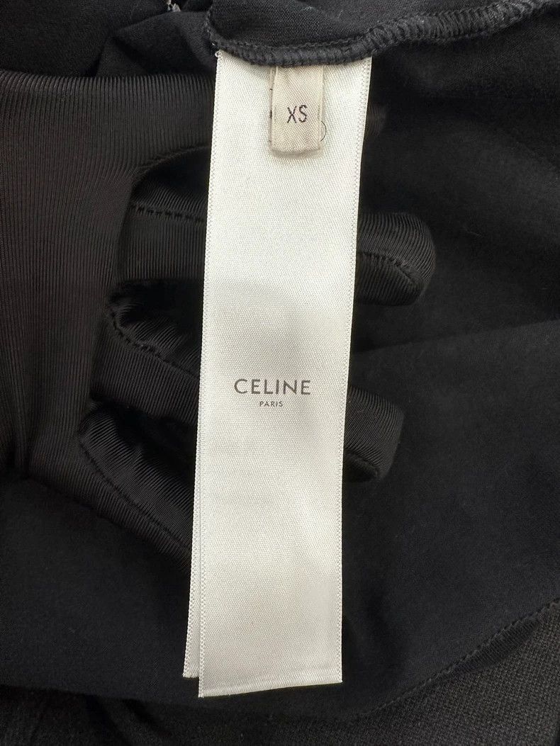 Celine Celine Paris Black Short Sleeve Tee Size US XS / EU 42 / 0 - 5 Thumbnail