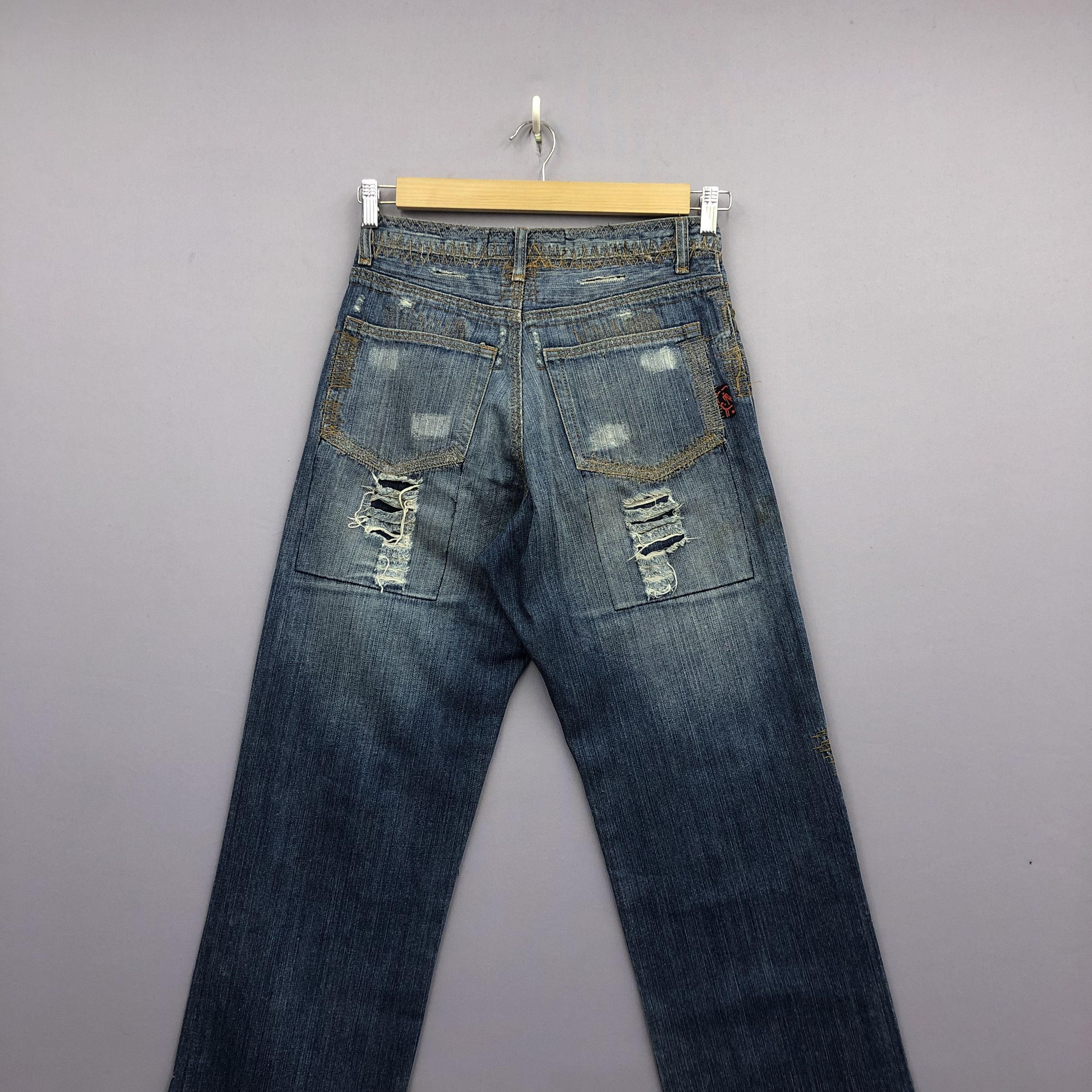 Jean Vintage Wild Channel Distressed Jeans Style Baggy Denim - . Size 26" / US 2 / IT 38 - 4 Thumbnail