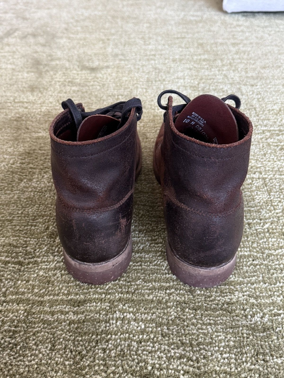 Frye Frye Prison Boots - Brown US10 Size US 10 / EU 43 - 4 Thumbnail