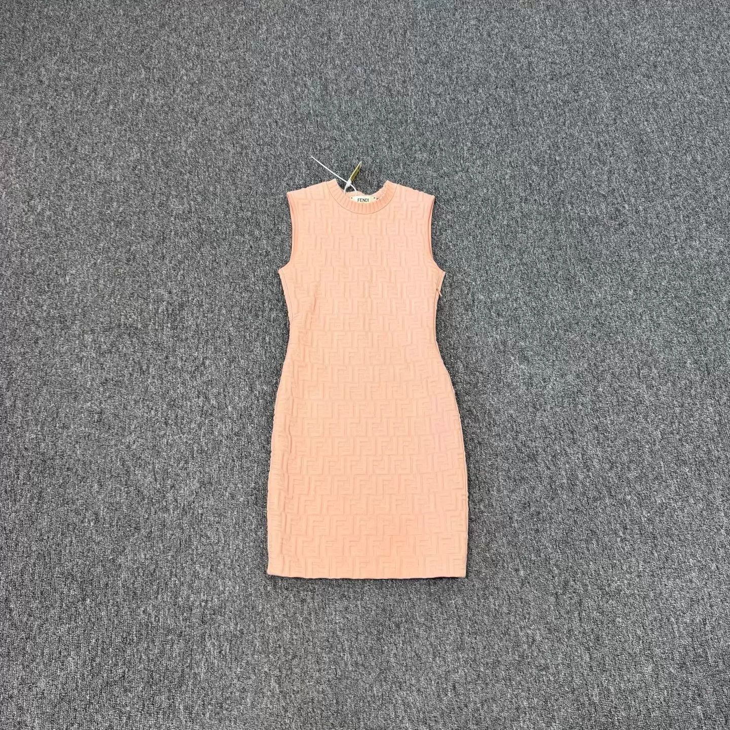 Fendi Fendi pink sleeveless all-over print dress size 38 99 new Size XS / US 0-2 / IT 36-38 - 1 Thumbnail