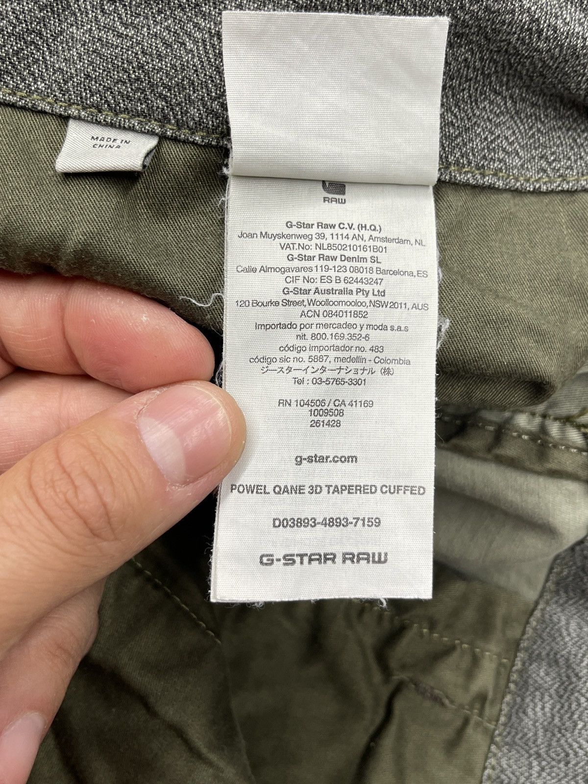 G-Star Mens G Star Raw Powel Qane 3D Tapered Cargo Pants Size 34 Size US 34 / EU 50 - 11 Thumbnail