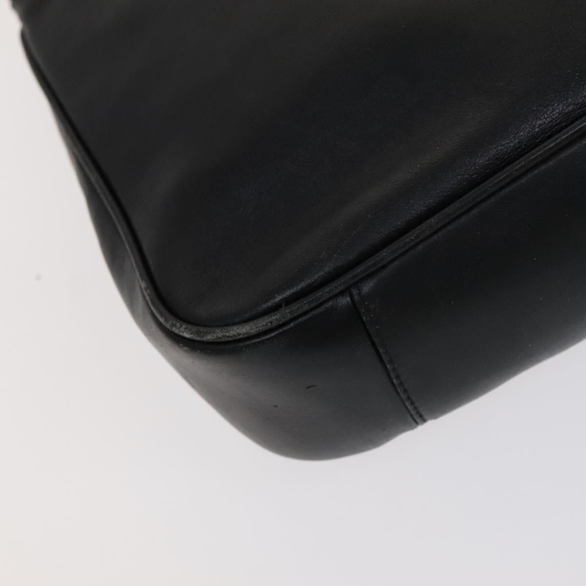 Gucci GUCCI Bamboo Hand Bag Leather Black Gold 001 2113 001 2113 Size ONE SIZE - 13 Thumbnail