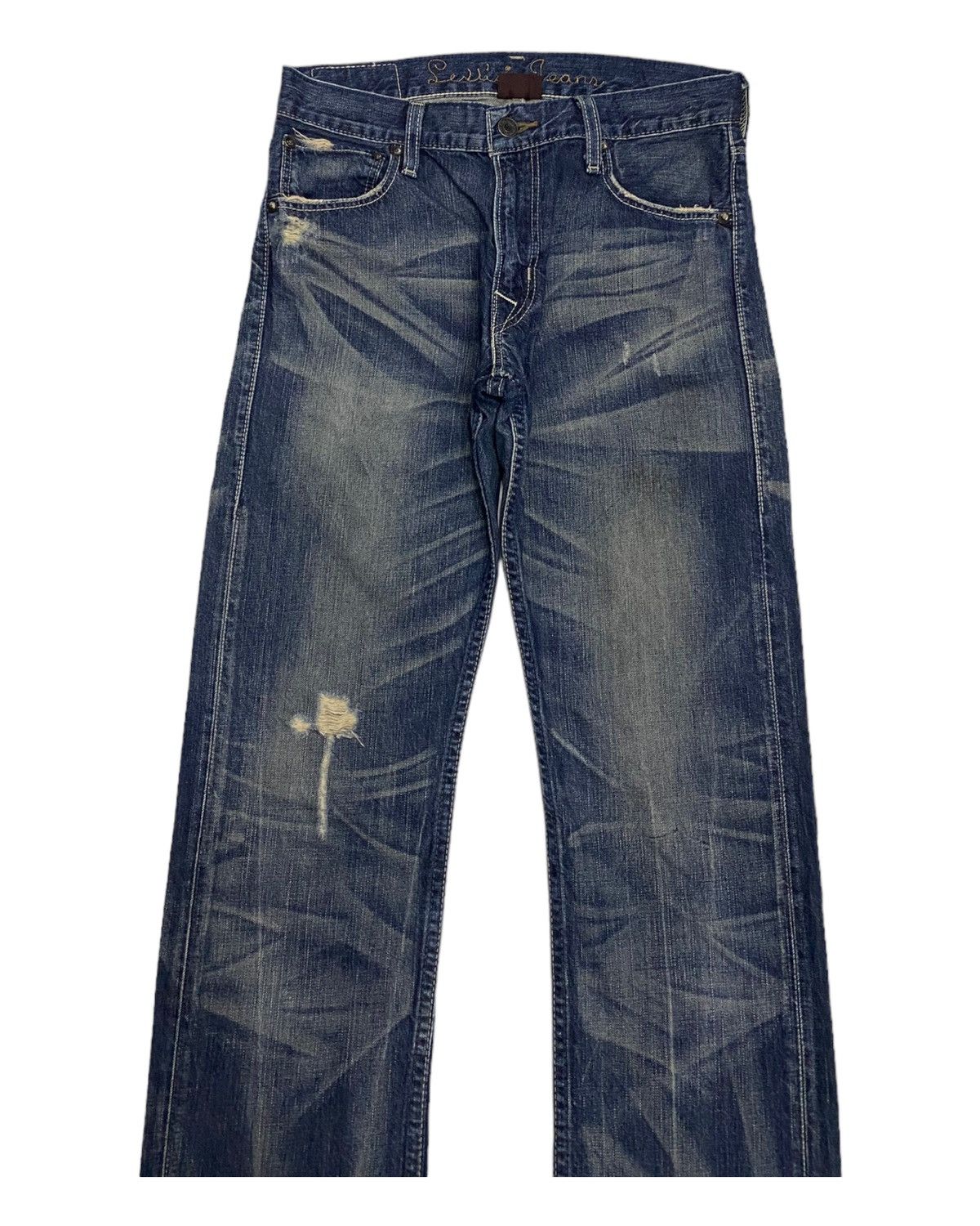 Levi's Vintage Clothing × Undercover VTG LEVIS 202🔥BUCKLE BACK DISTRESSED DENIM UNDERCOVER STYLE Size US 29 - 4 Thumbnail