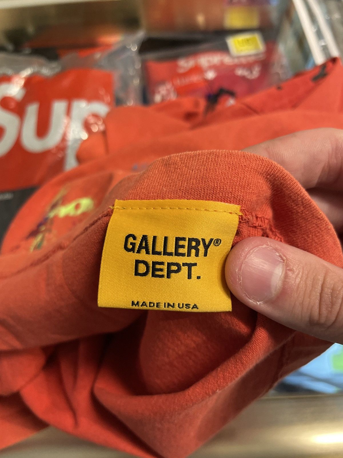Gallery Dept. Gallery Dept. Paint T-Shirt Red M Size US M / EU 48-50 / 2 - 5 Thumbnail