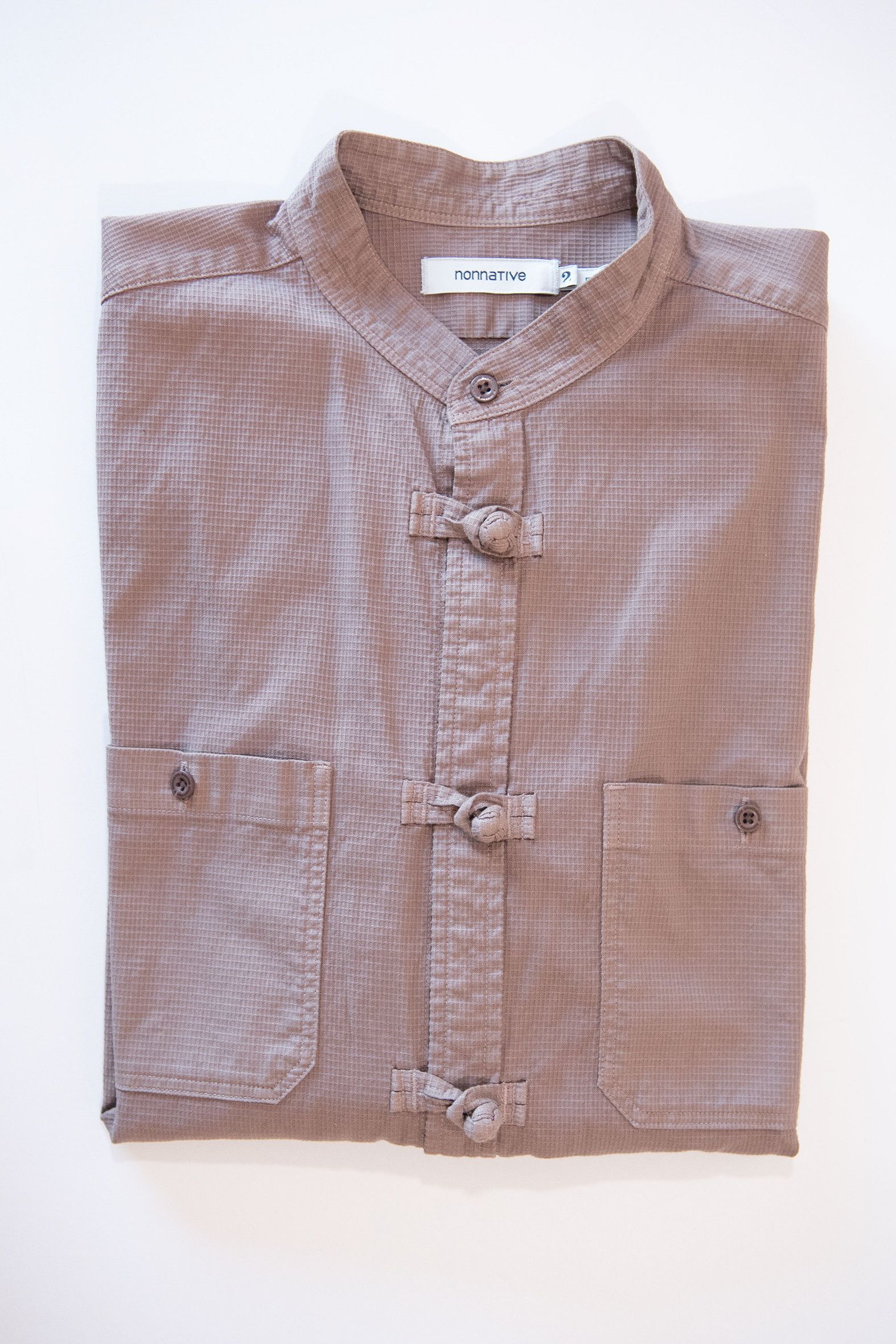 Nonnative MASTER L/S SHIRT C/P DOBBY STRETCH OVERDYED Size US M / EU 48-50 / 2 - 5 Thumbnail