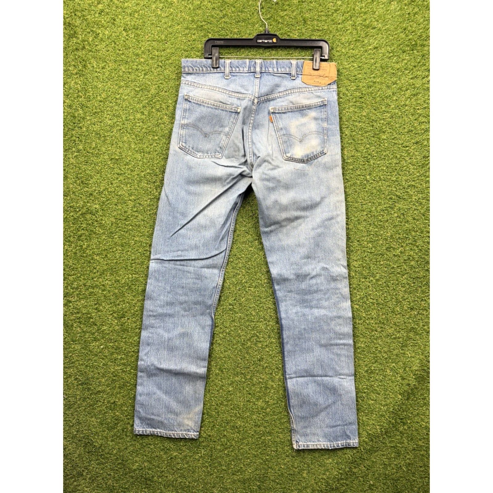 Levi's VINTAGE Levi's 517 Jeans Mens 32x36 Boot Cut Light Wash Denim Blue USA Cowboy 90s Mens Size US 32 / EU 48 - 2 Thumbnail