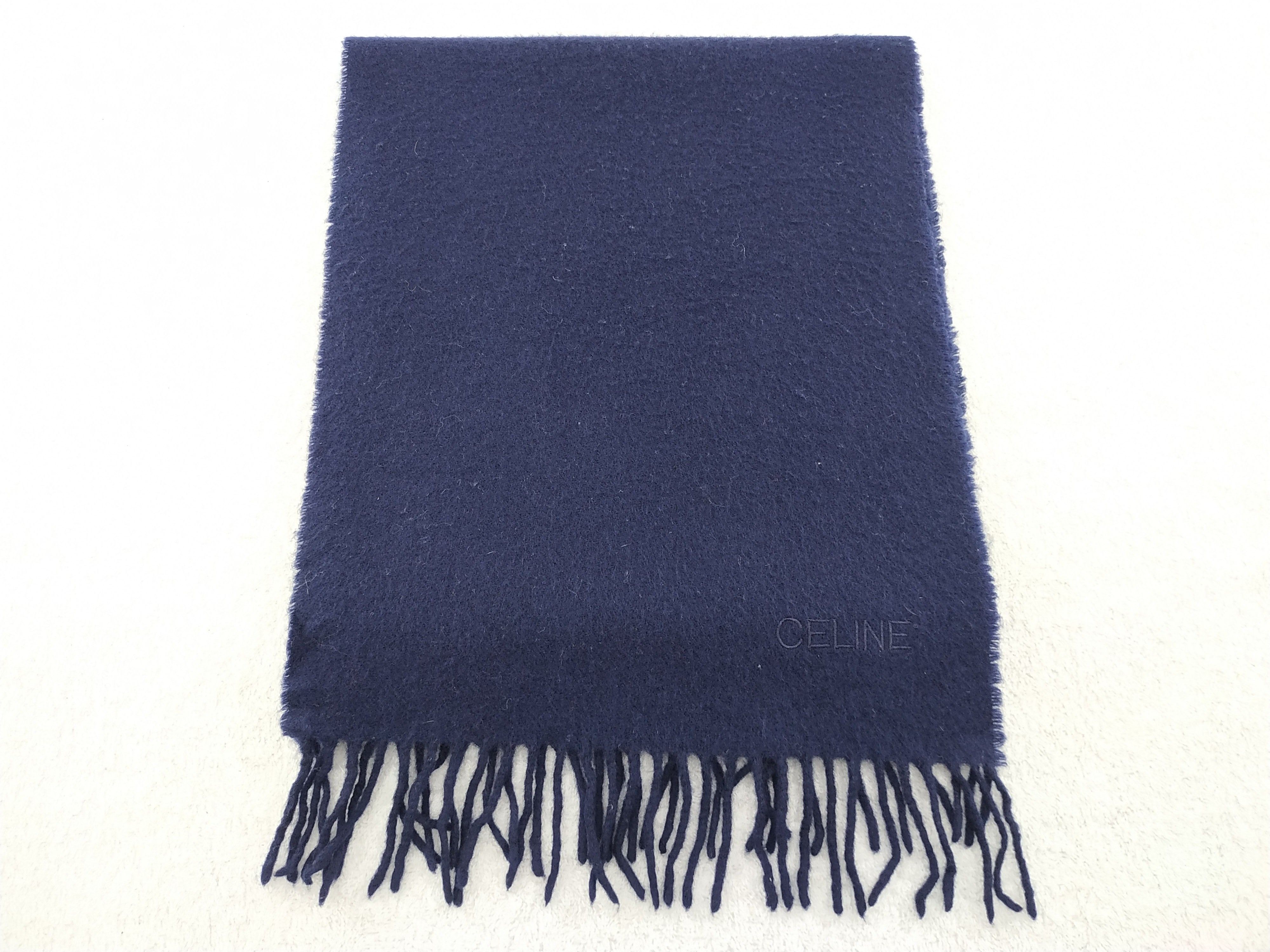 Celine Vintage Celine Scarf/Muffler/Neckwear MF308 Size ONE SIZE - 1 Thumbnail