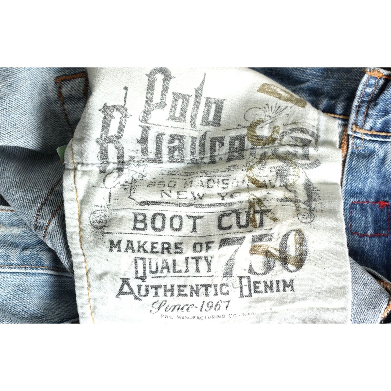 Polo Ralph Lauren VINTAGE POLO RALPH LAUREN Bootcut Jeans Men W36 L30 Made in MEXICO Size US M / EU 48-50 / 2 - 7 Thumbnail