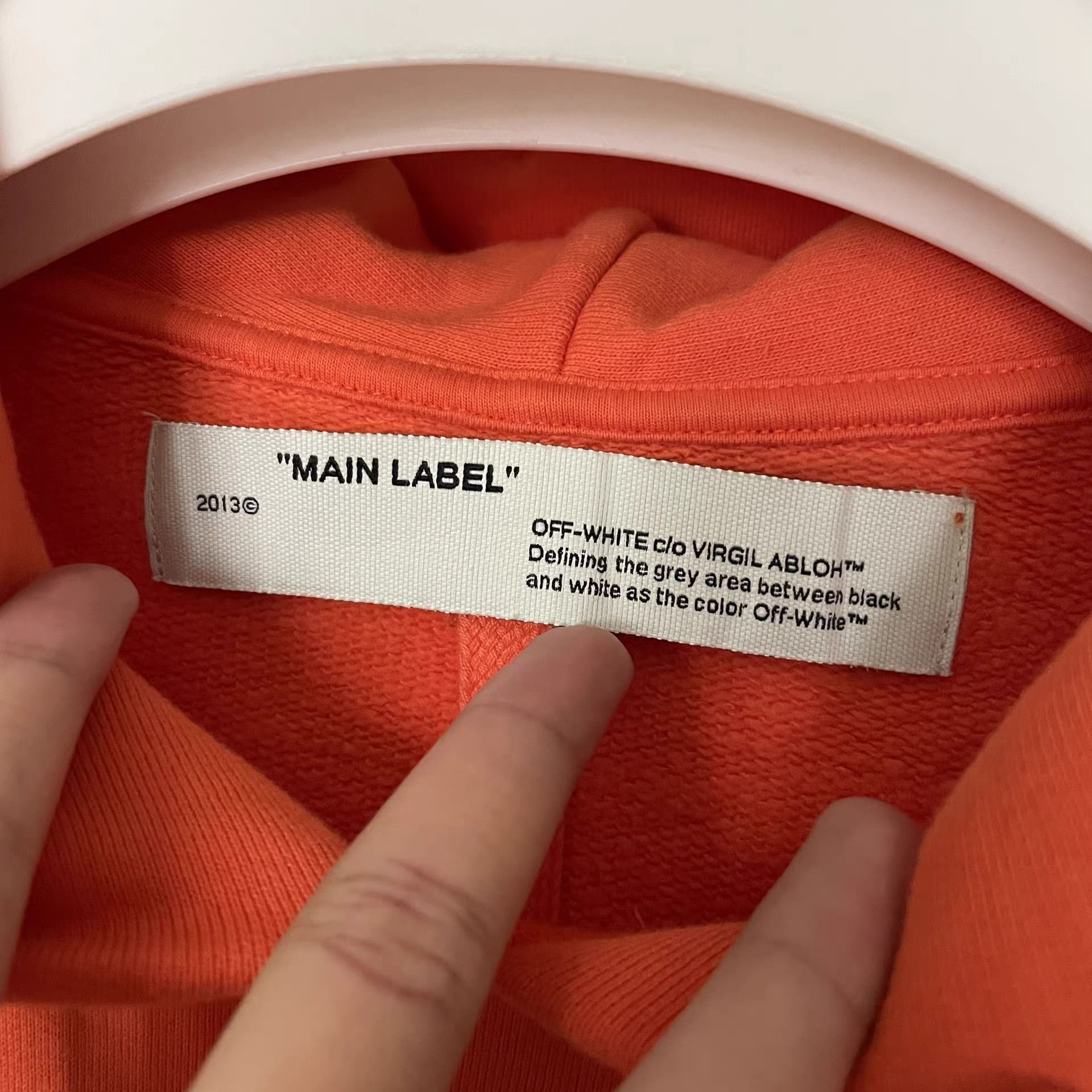 Off-White Off White Orange Abstract Arrow Hoodie Size US XS / EU 42 / 0 - 5 Thumbnail