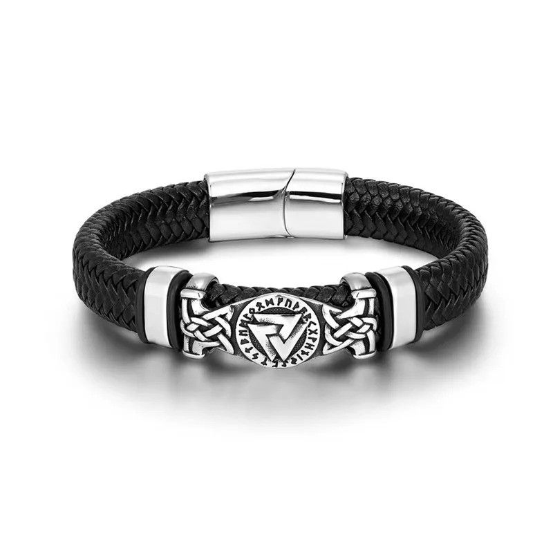 Other Vikings Braided Leather Bracelet Accessories Gift For Him Size ONE SIZE - 6 Thumbnail