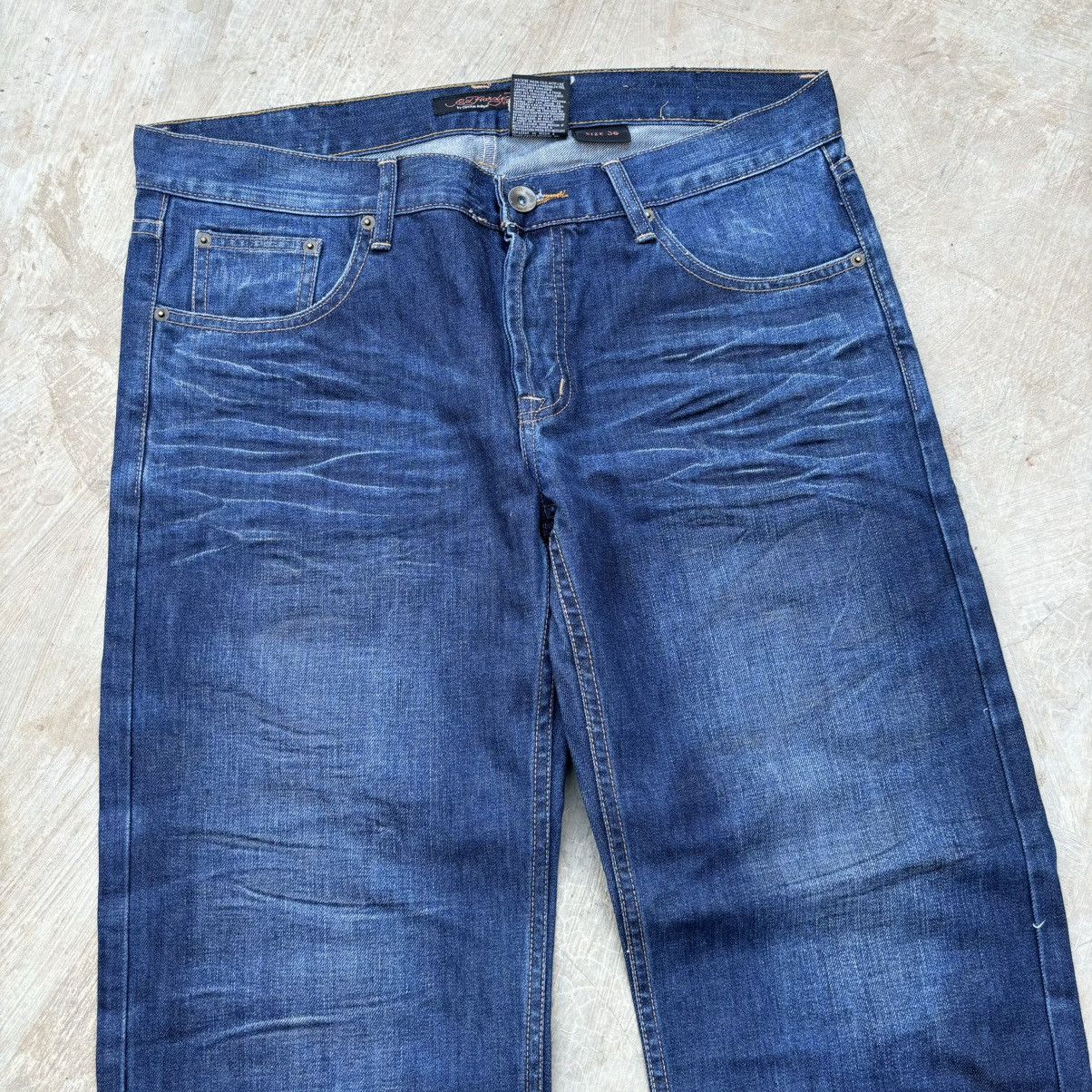Ed Hardy Rare💥Crazy Vintage 90s Edhardy Joker Panther Jeans Size US 36 / EU 52 - 6 Thumbnail