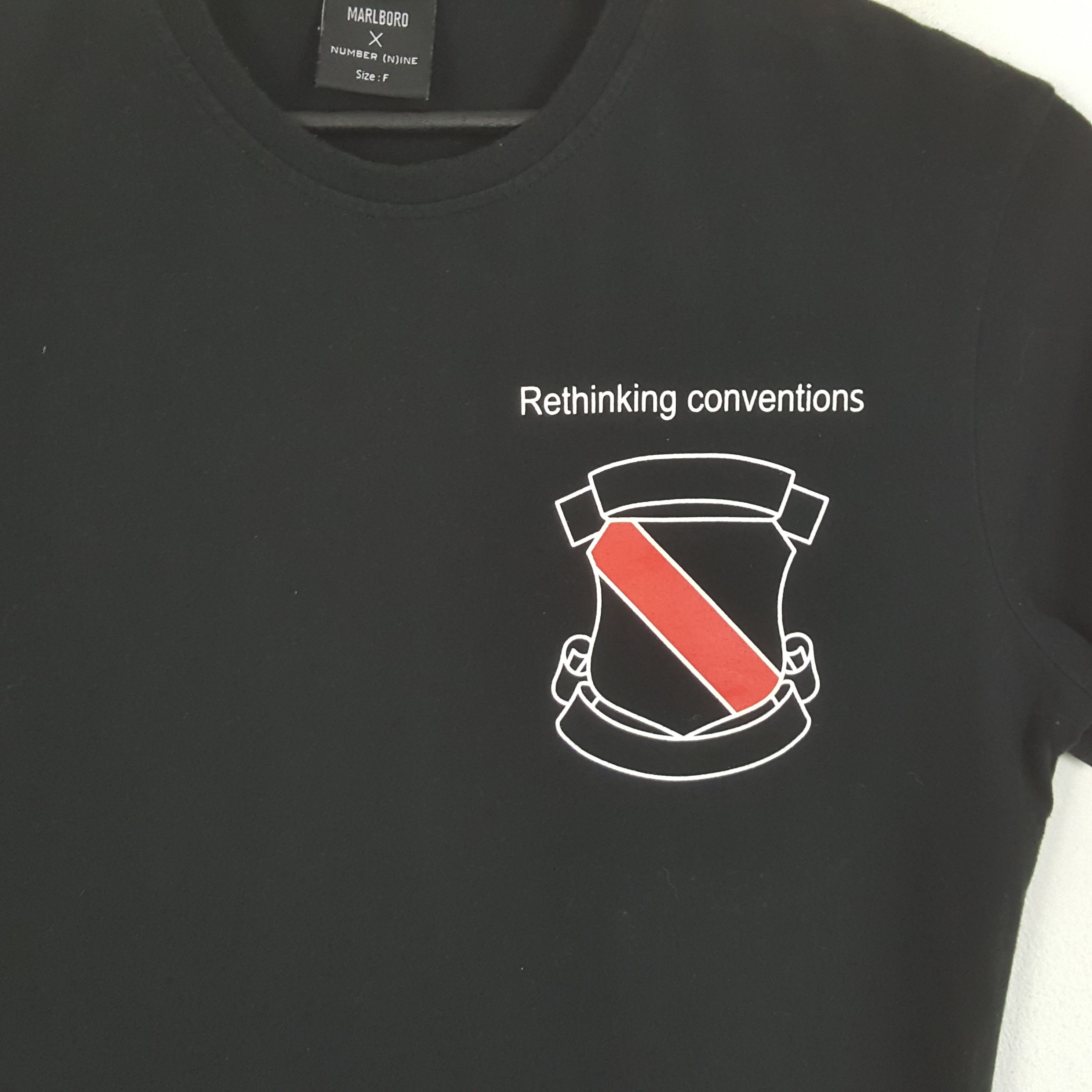Marlboro × Number (N)ine × Vintage MARLBORO x NUMBER (N)INE Japanese Brand Custom Art Tshirt Size US M / EU 48-50 / 2 - 4 Thumbnail
