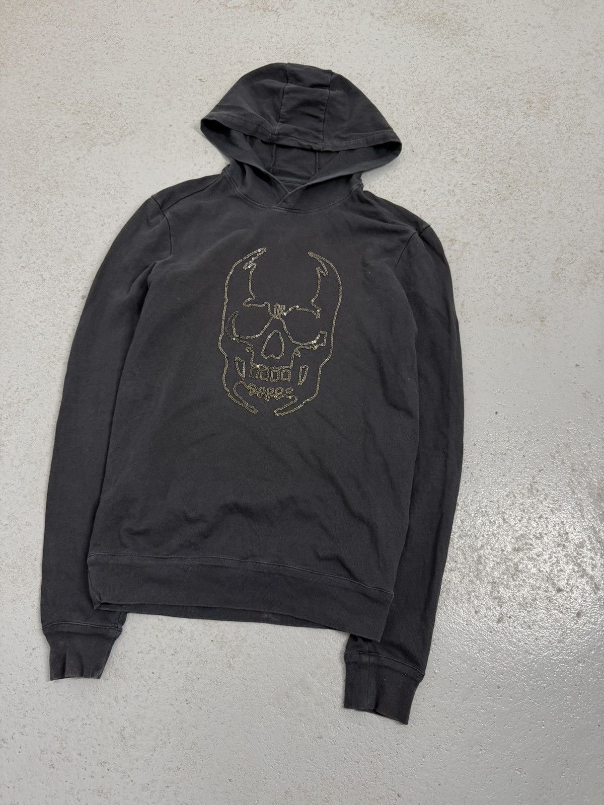 John Varvatos John Varvatos Chain Skull Light Hoodie Size US XS / EU 42 / 0 - 2 Thumbnail