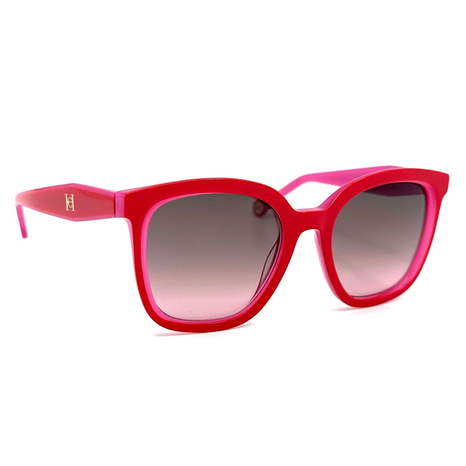 ?️ New Carolina Herrera CH0013/S 0EYR U1 Sunglasses - Gold Frame, Red Lenses Carolina Herrera ?️ New Carolina Herrera CH0013/S 0EYR U1  main image 2