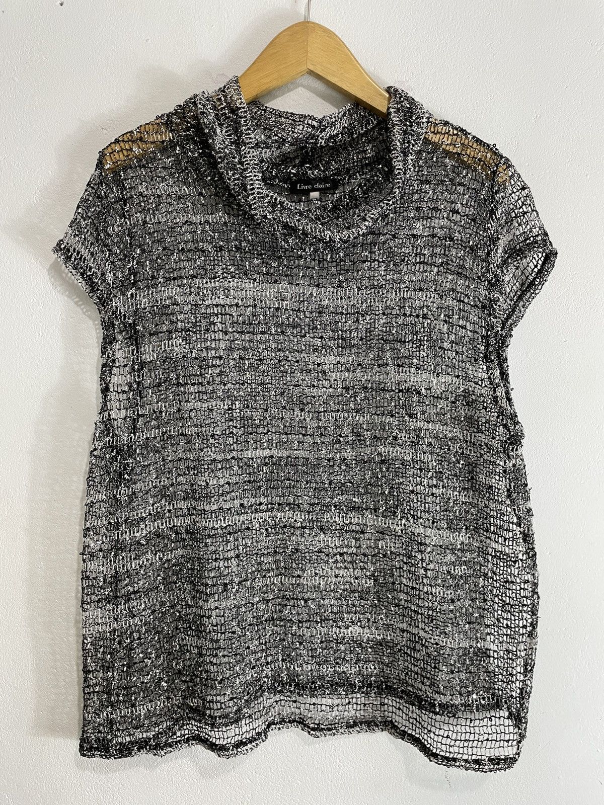 If Six Was Nine Undefined Open fishnet top tshirt goth punk style Size US M / EU 48-50 / 2 - 1 Thumbnail