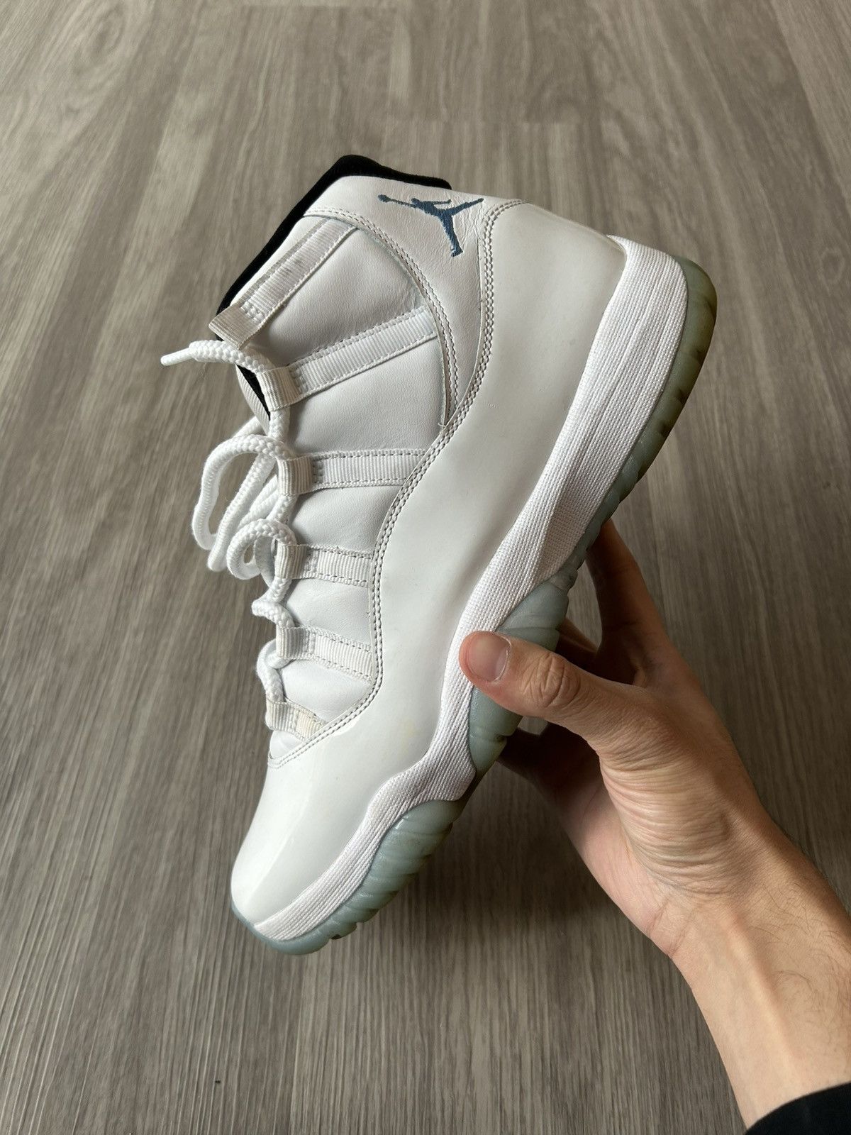Jordan Brand Air Jordan Retro 11 Legend Blue 2024 Size 10.5 Size US 10.5 / EU 43-44 - 12 Thumbnail