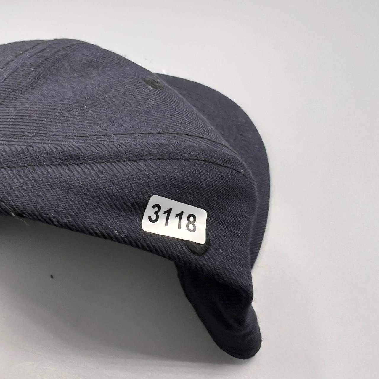 New Era New York Mets Hat Men 7 3/8 Black Gray Embroidered Fitted Size ONE SIZE - 8 Thumbnail