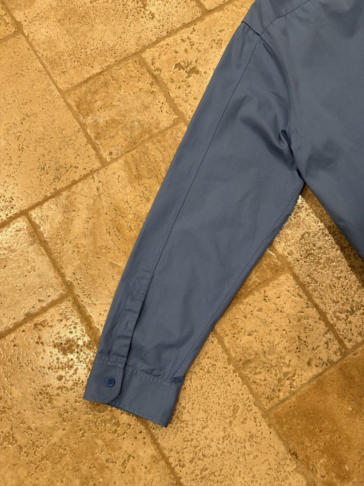 Loewe Loewe “Ash Blue” Anagram Emboidered Pocket Logo Button Shirt Size US XL / EU 56 / 4 - 13 Thumbnail