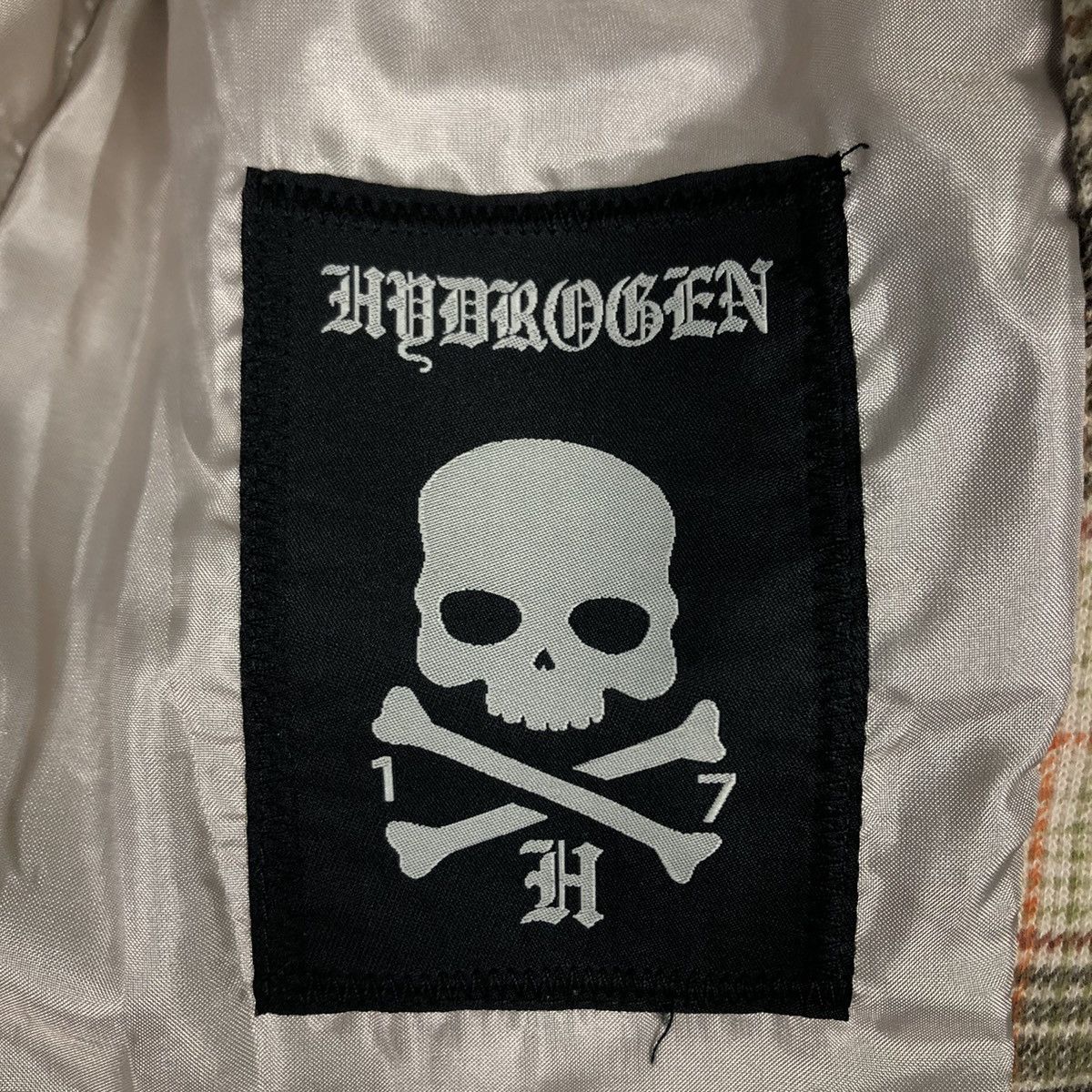 Japanese Brand Hydrogen Archive Plaid Skull Italian Tailored Jacket Size US M / EU 48-50 / 2 - 18 Thumbnail