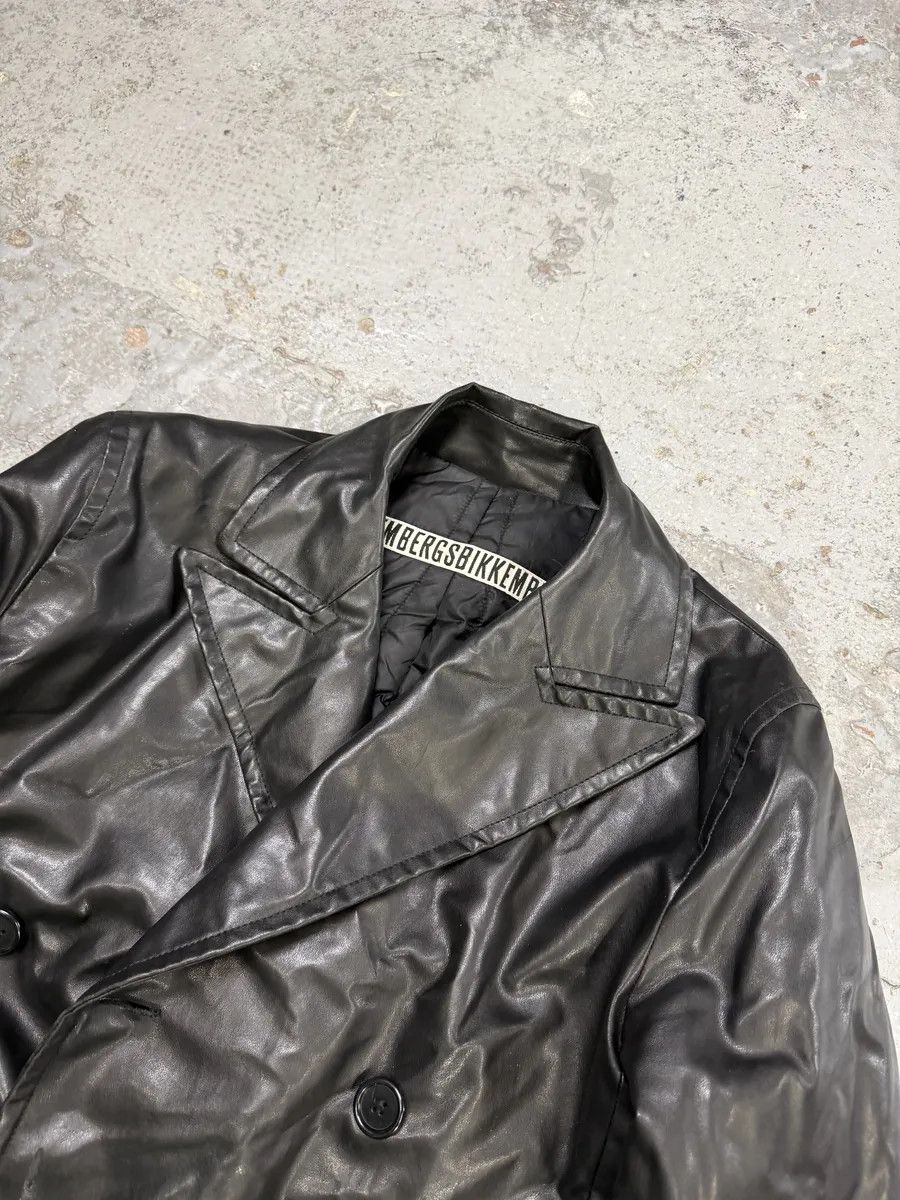 Dirk Bikkembergs 2000s Bikkembergs Black Faux Leather Buttoned Jacket Size US M / EU 48-50 / 2 - 7 Thumbnail