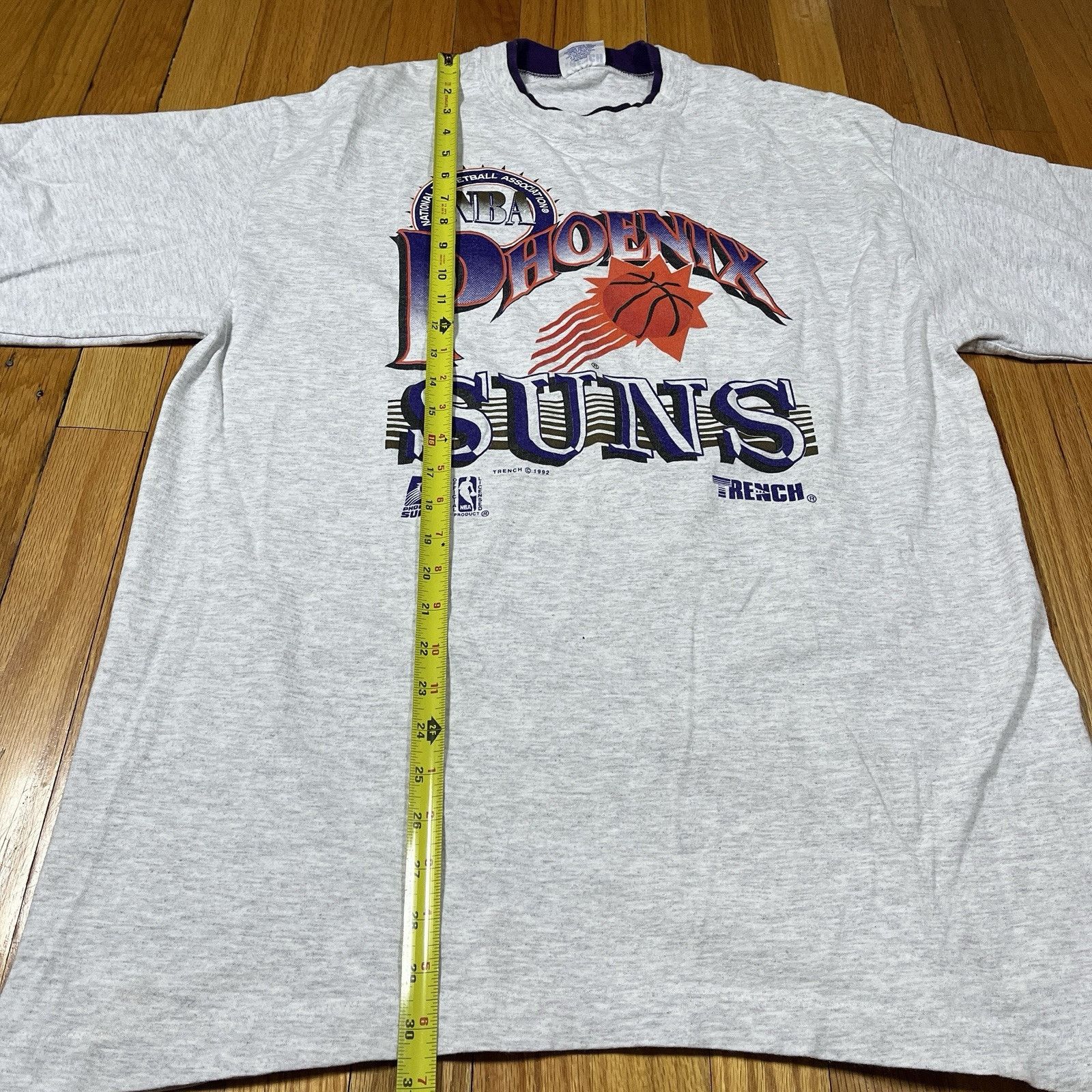 Vintage VTG 90s Phoenix Suns Mock Double Layer XL Single Stitch Tee Size US XL / EU 56 / 4 - 9 Thumbnail